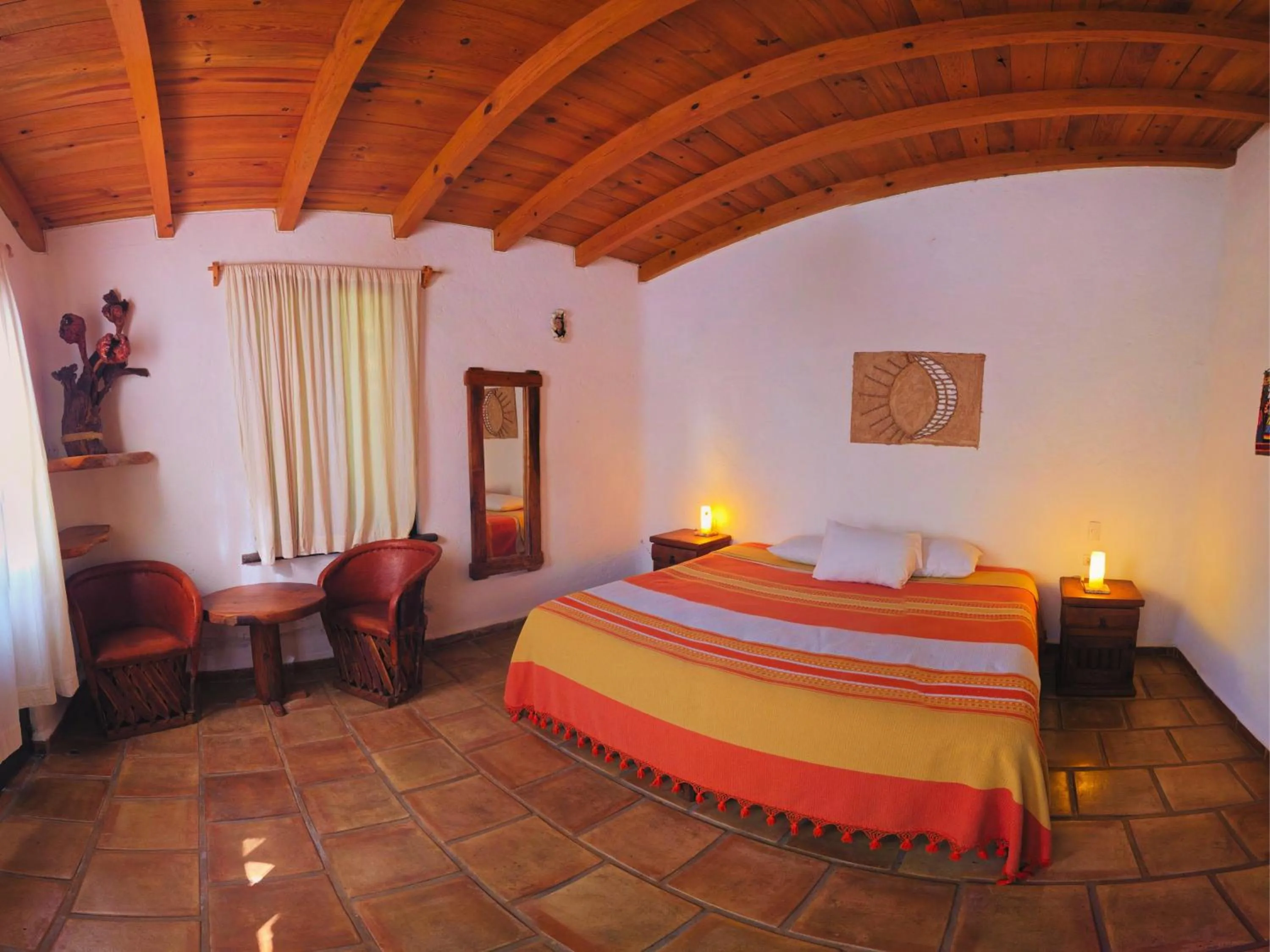 Bed in Cabañas el Nido de la Huilota