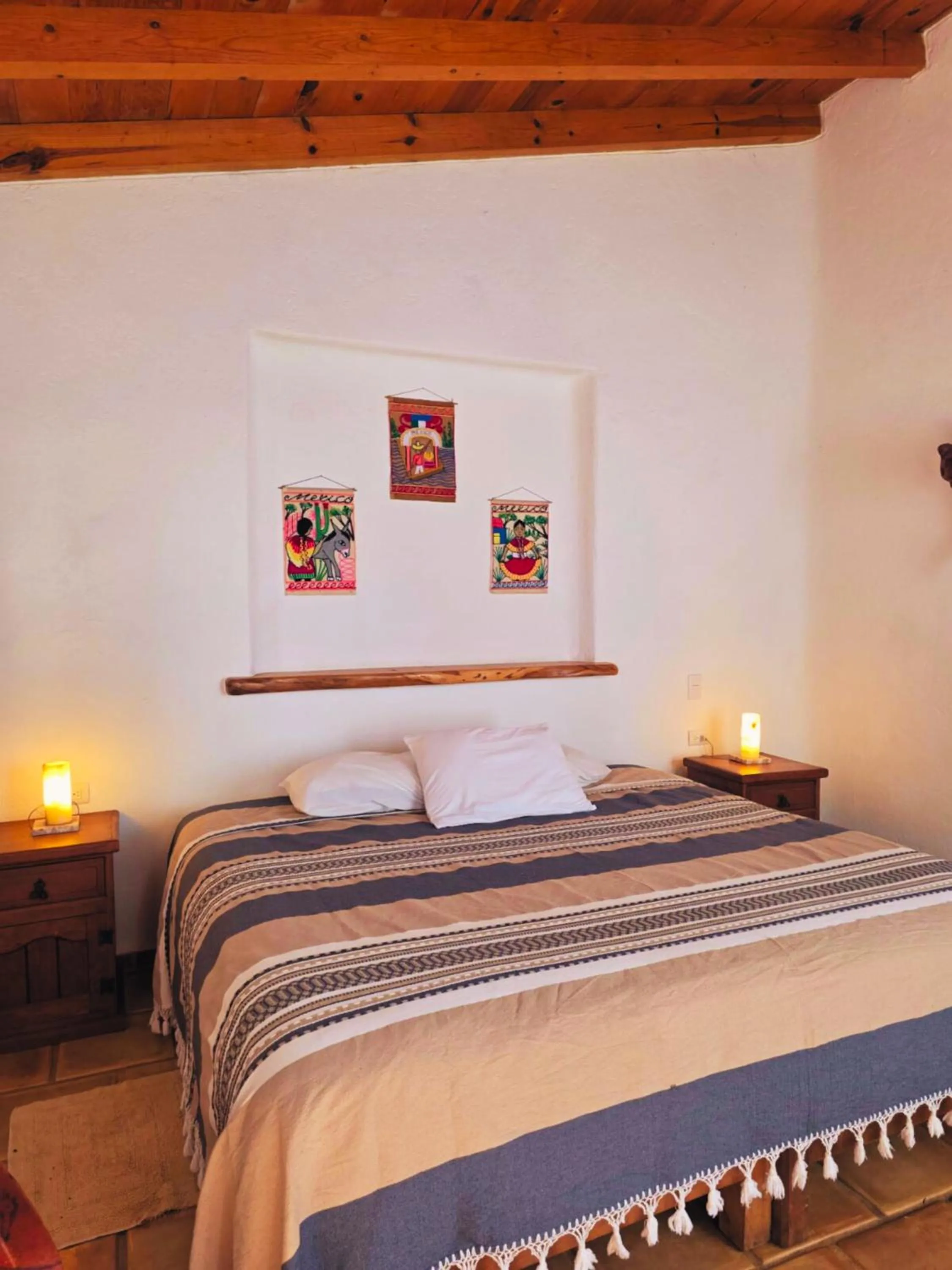 Bed in Cabañas el Nido de la Huilota