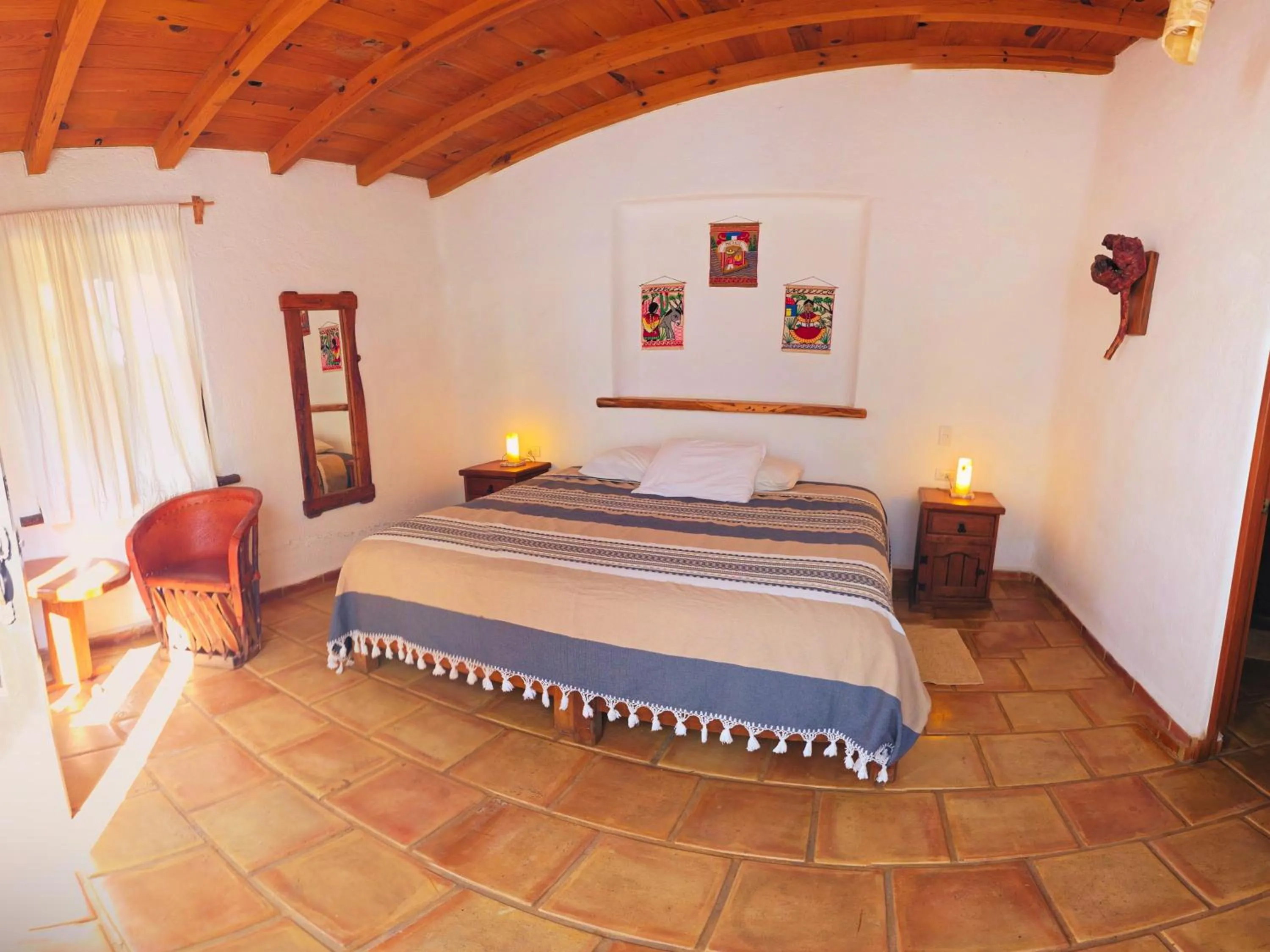 Bed in Cabañas el Nido de la Huilota