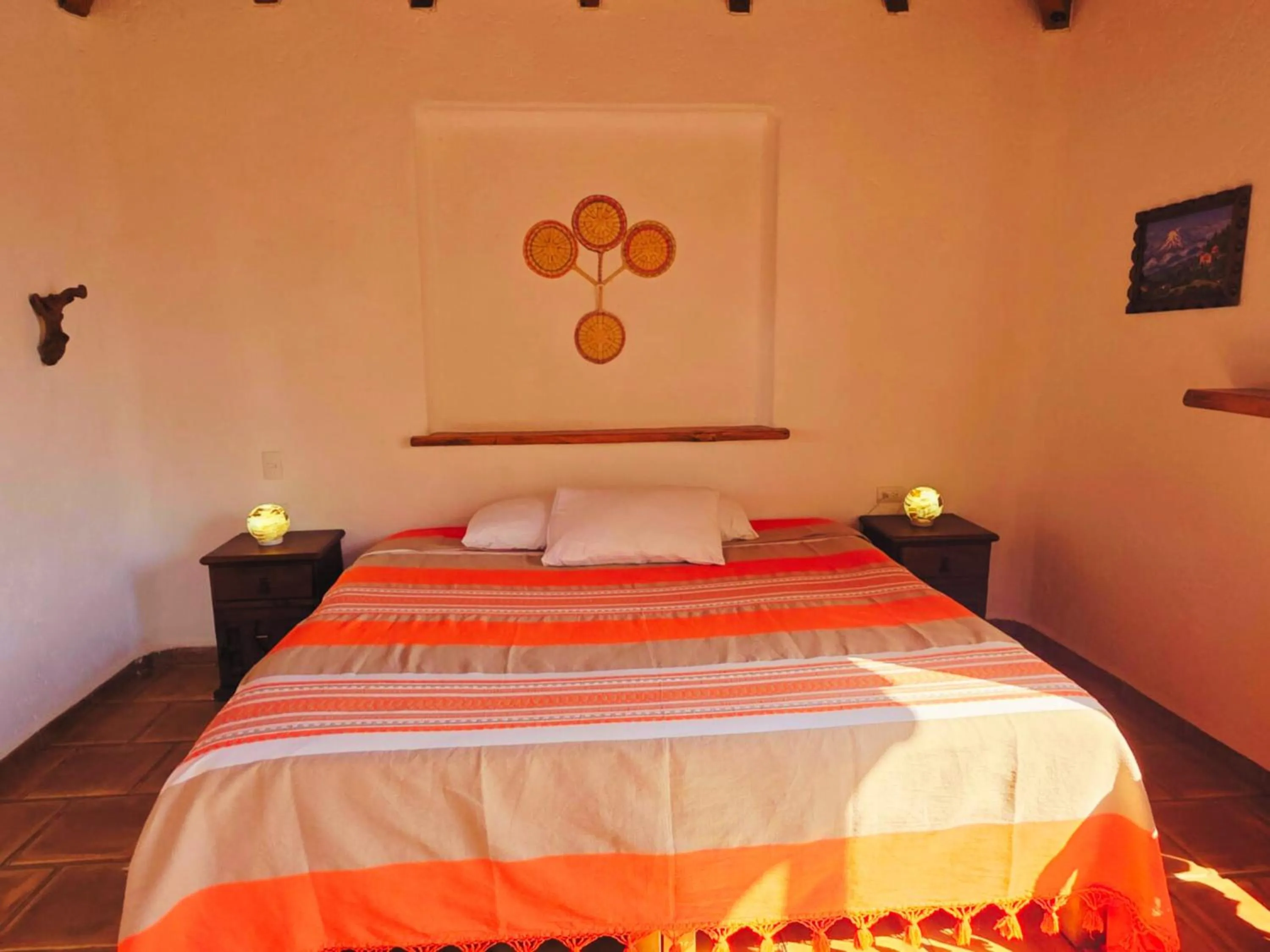 Bed in Cabañas el Nido de la Huilota