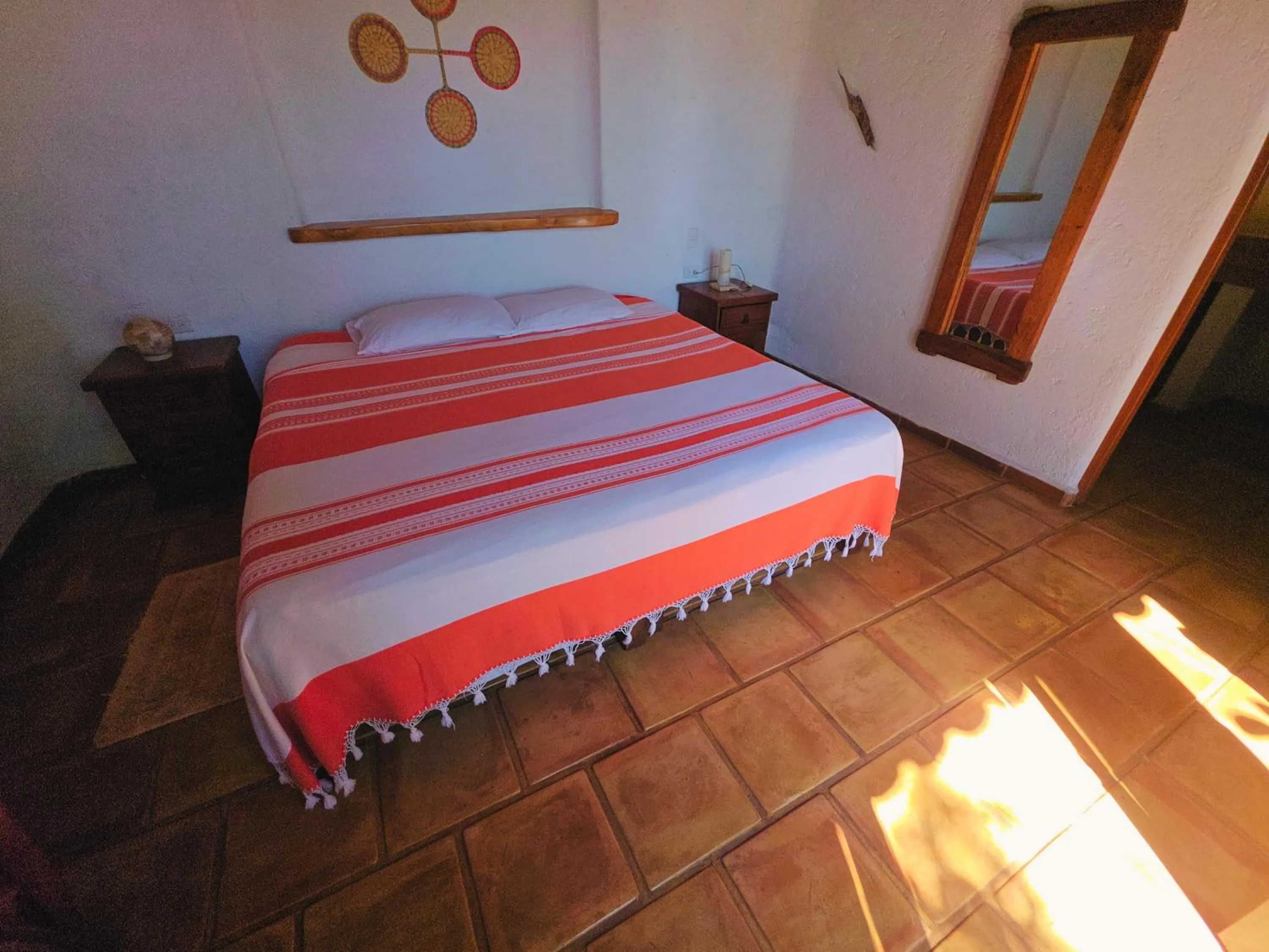 Bed in Cabañas el Nido de la Huilota