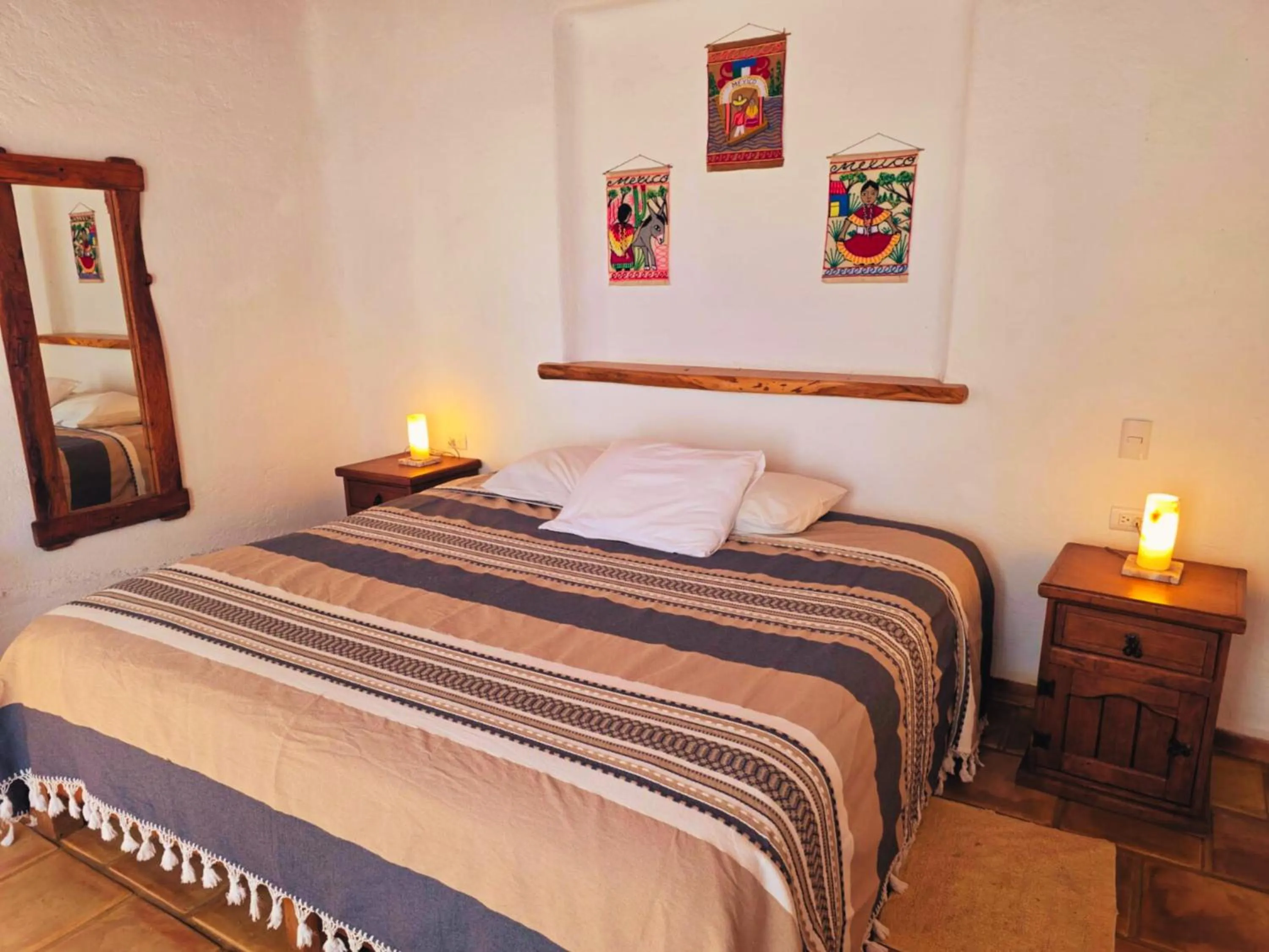 Bed in Cabañas el Nido de la Huilota