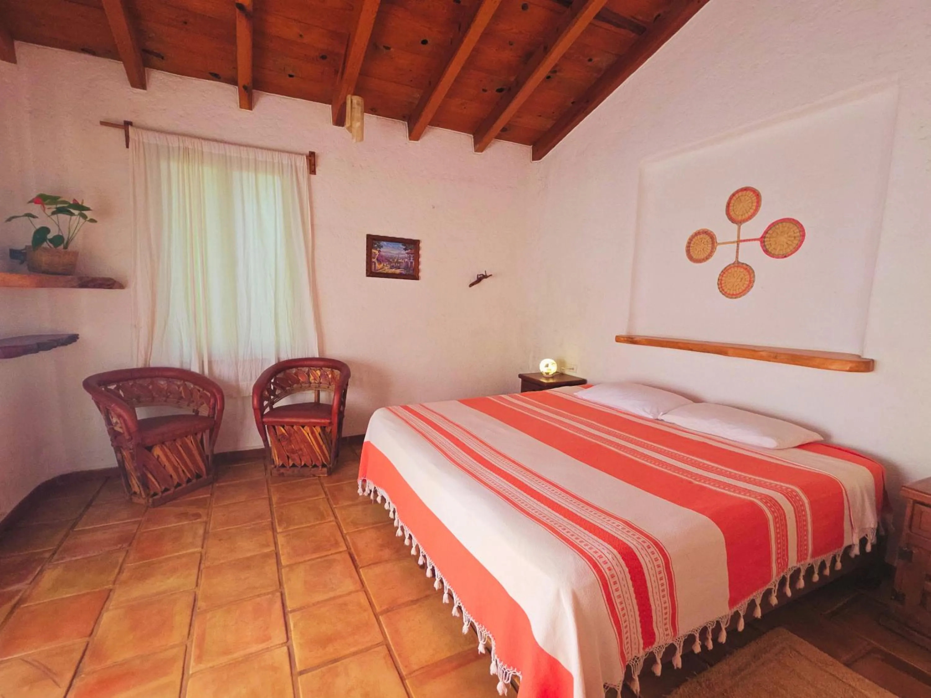 Bed in Cabañas el Nido de la Huilota