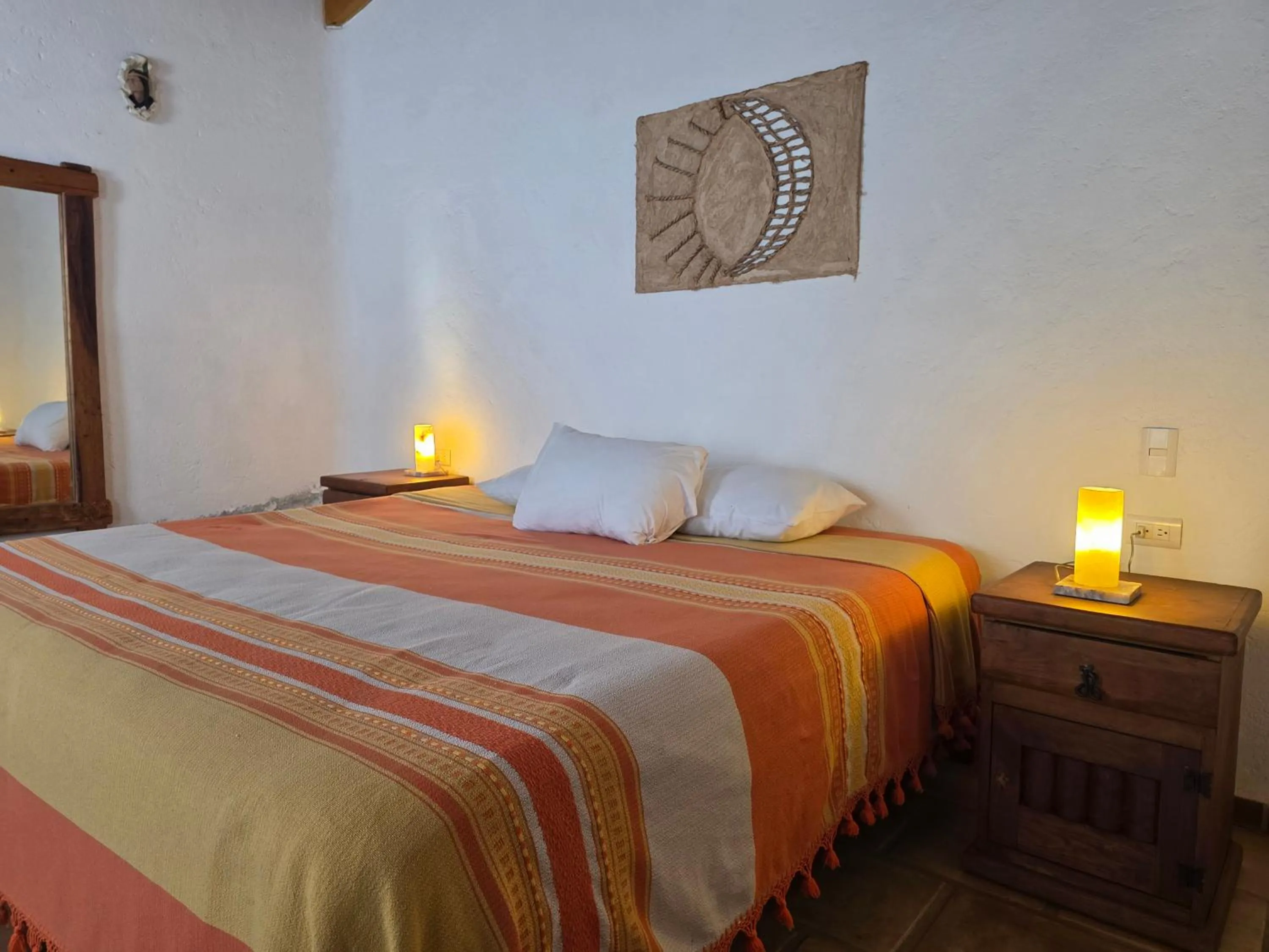 Bed in Cabañas el Nido de la Huilota