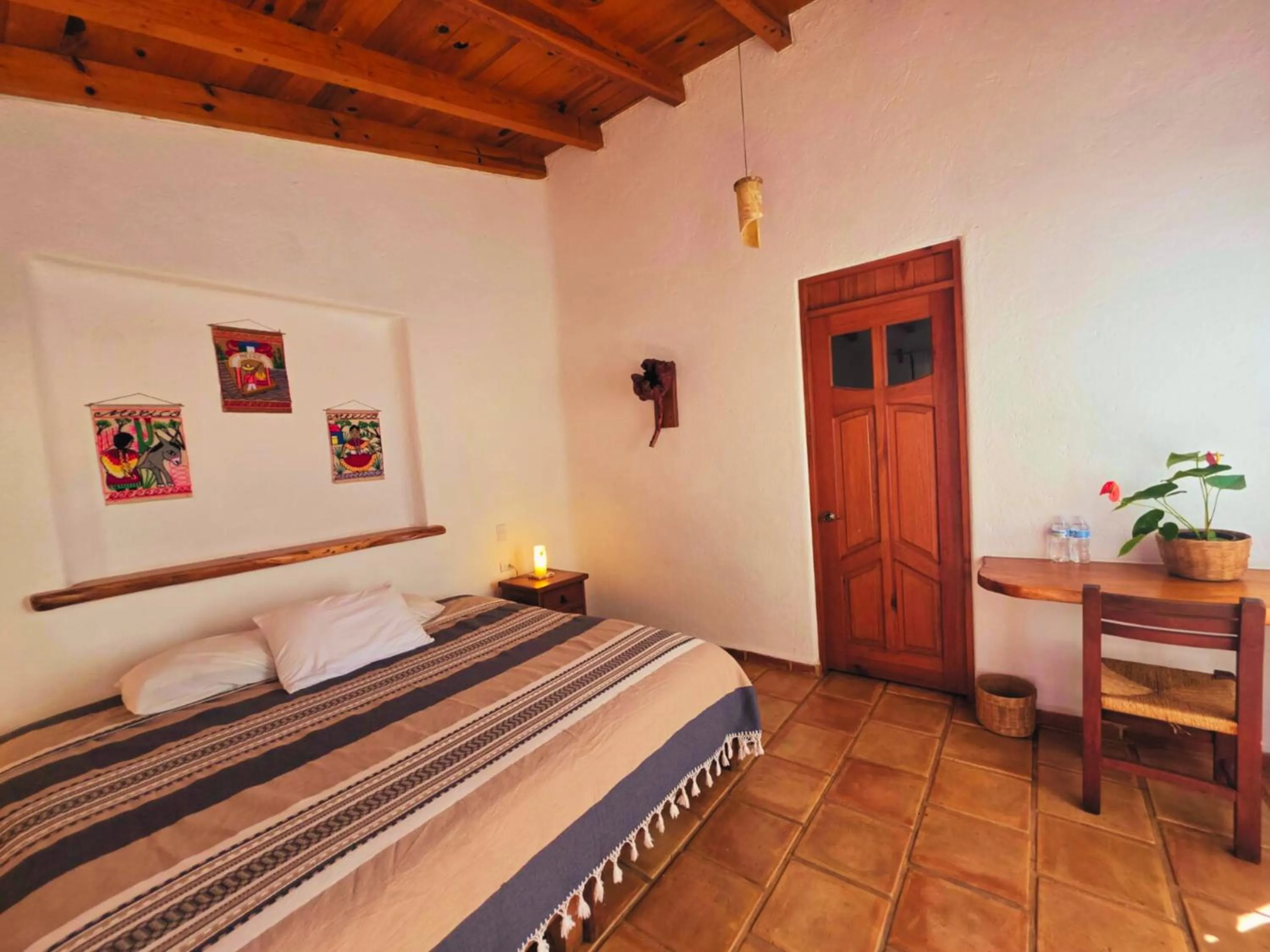 Bed in Cabañas el Nido de la Huilota