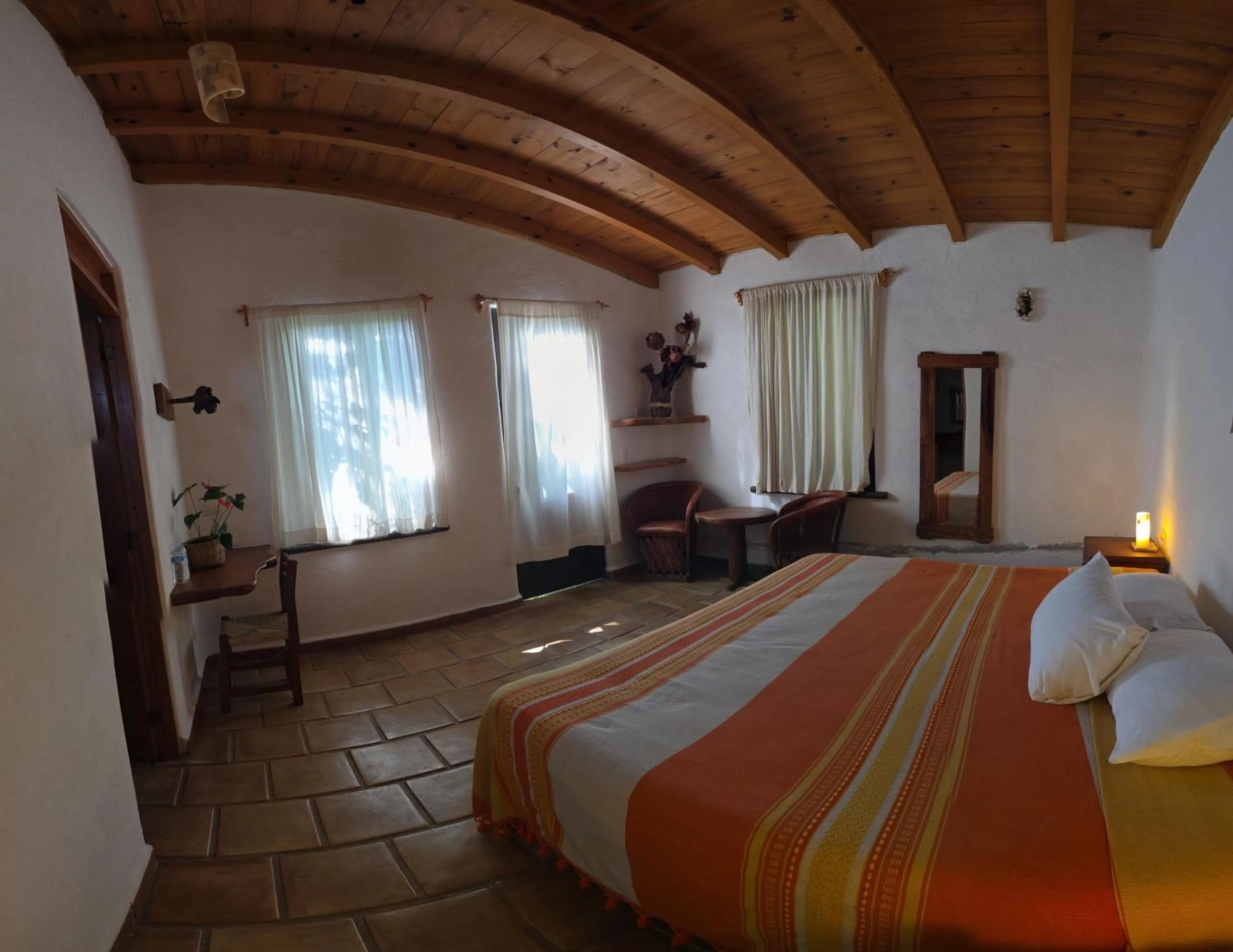 Bed in Cabañas el Nido de la Huilota