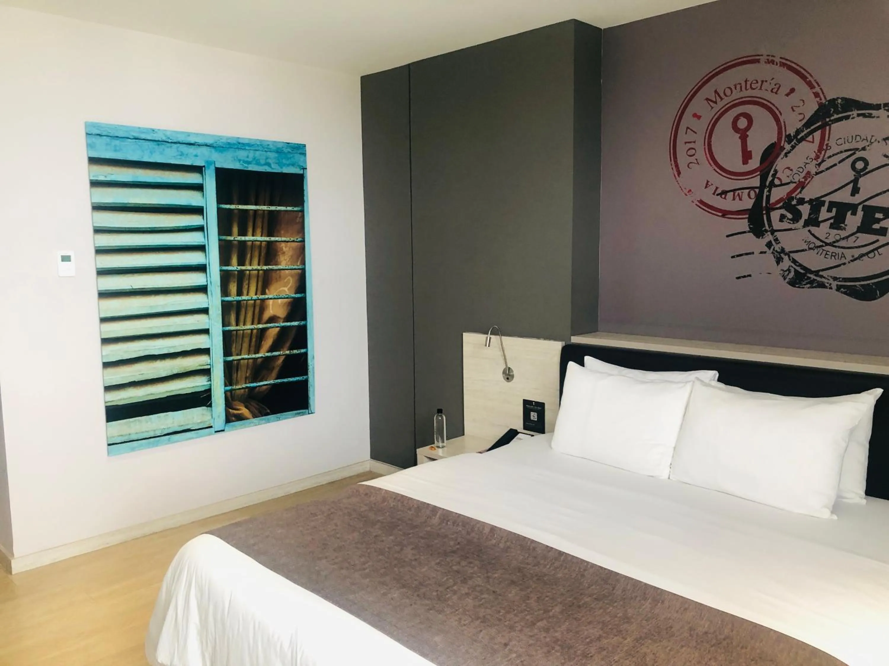 Bedroom, Bed in Hotel Sites Montería