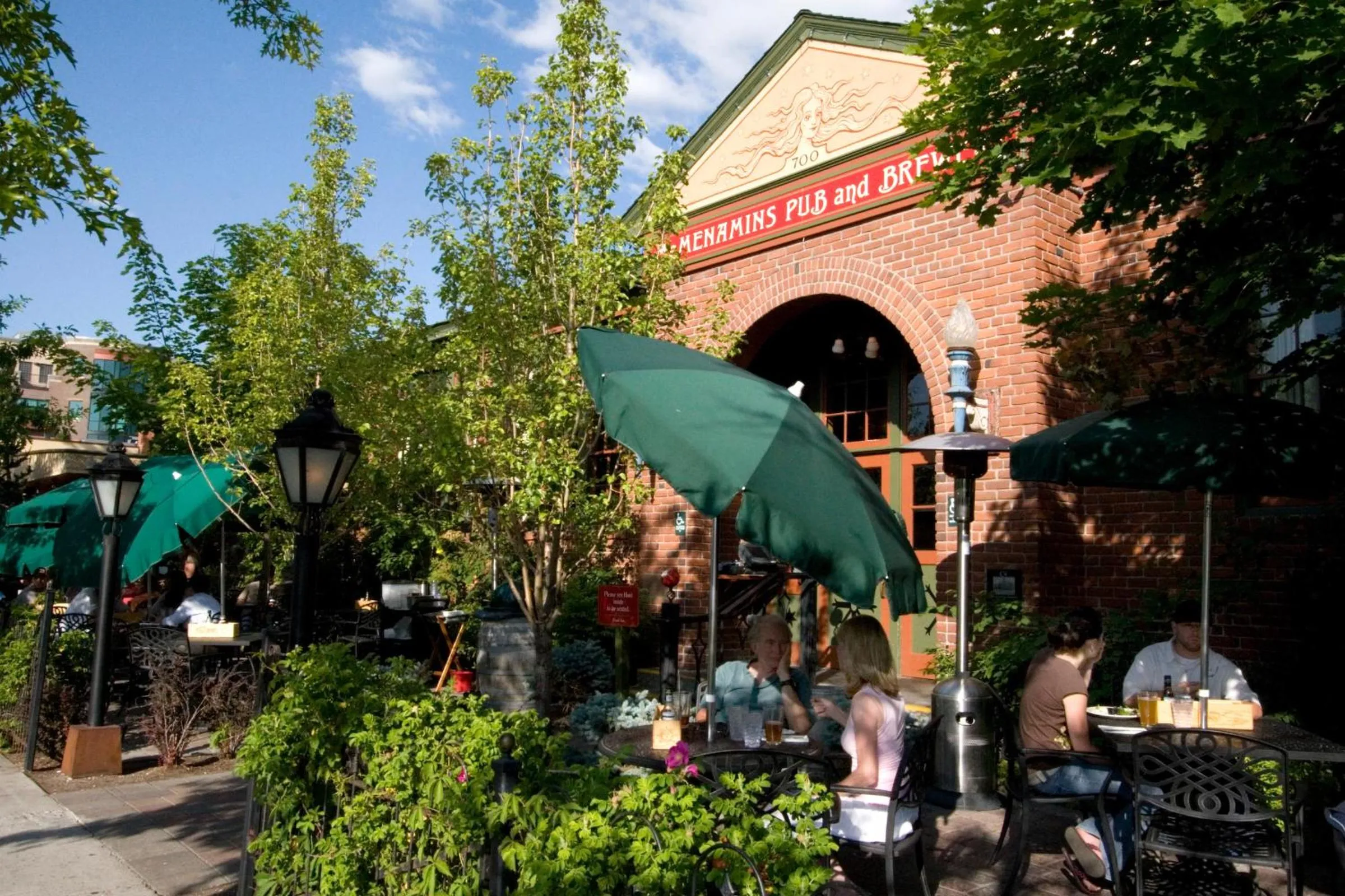 Patio in McMenamins Old St. Francis School