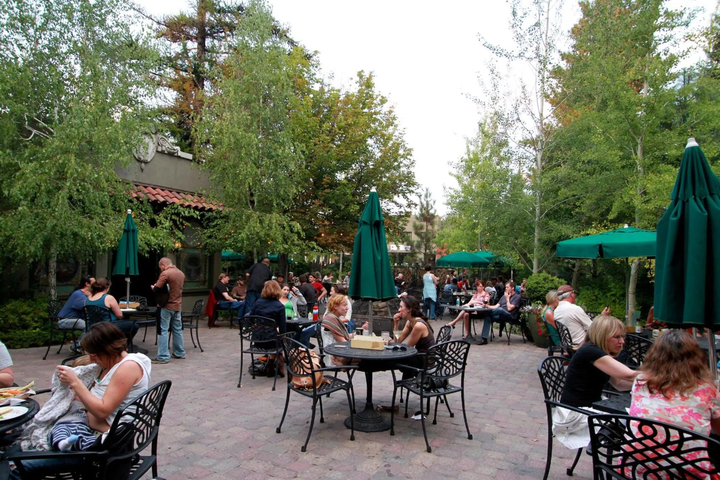 Patio in McMenamins Old St. Francis School