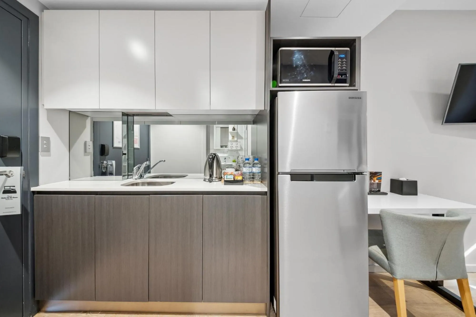 Kitchen or kitchenette in Studio 8 Residences - Adults Only