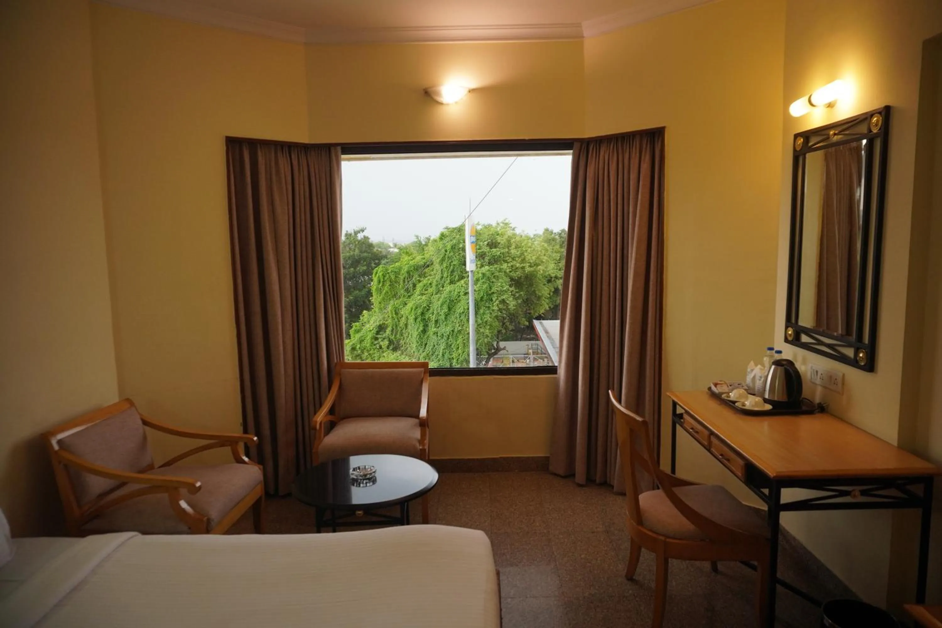 View (from property/room), Bed in Darling Residency