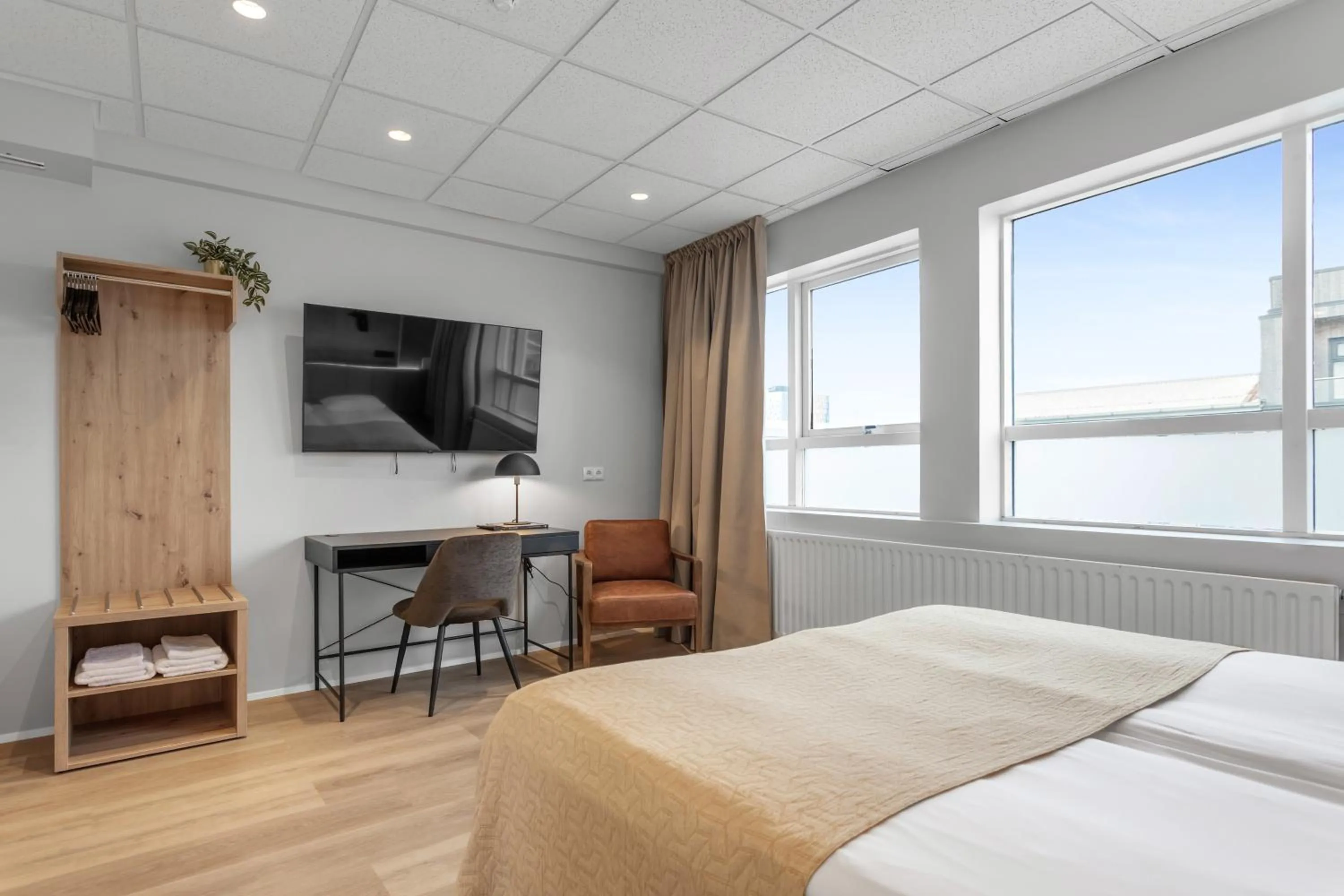 Bed in Alva Hotel Brautarholt