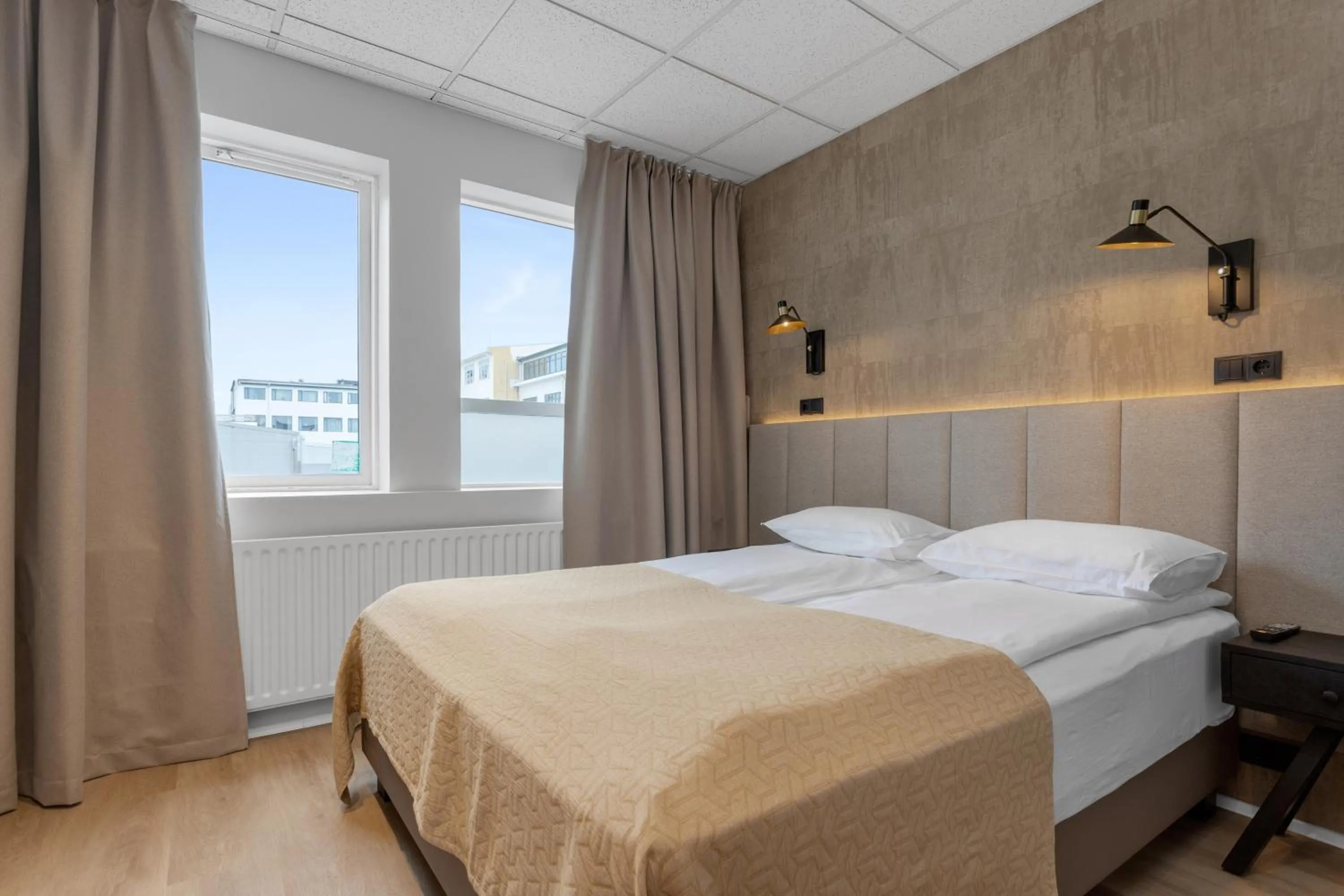 Bed in Alva Hotel Brautarholt