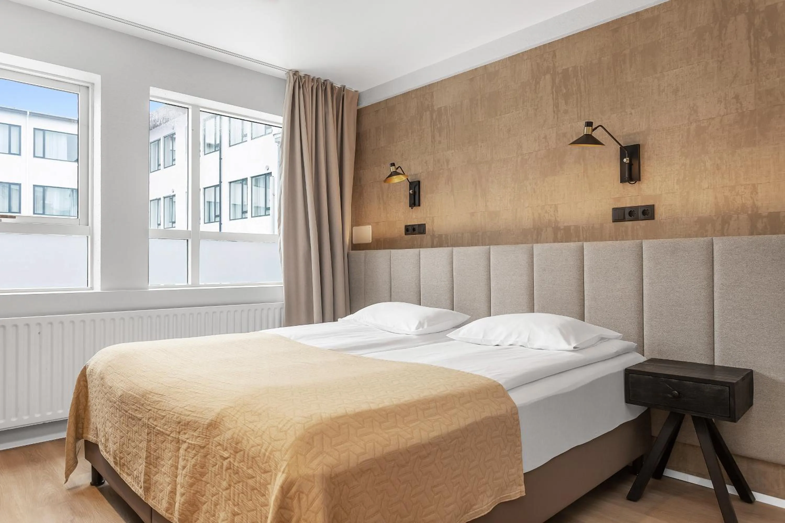 Bed in Alva Hotel Brautarholt