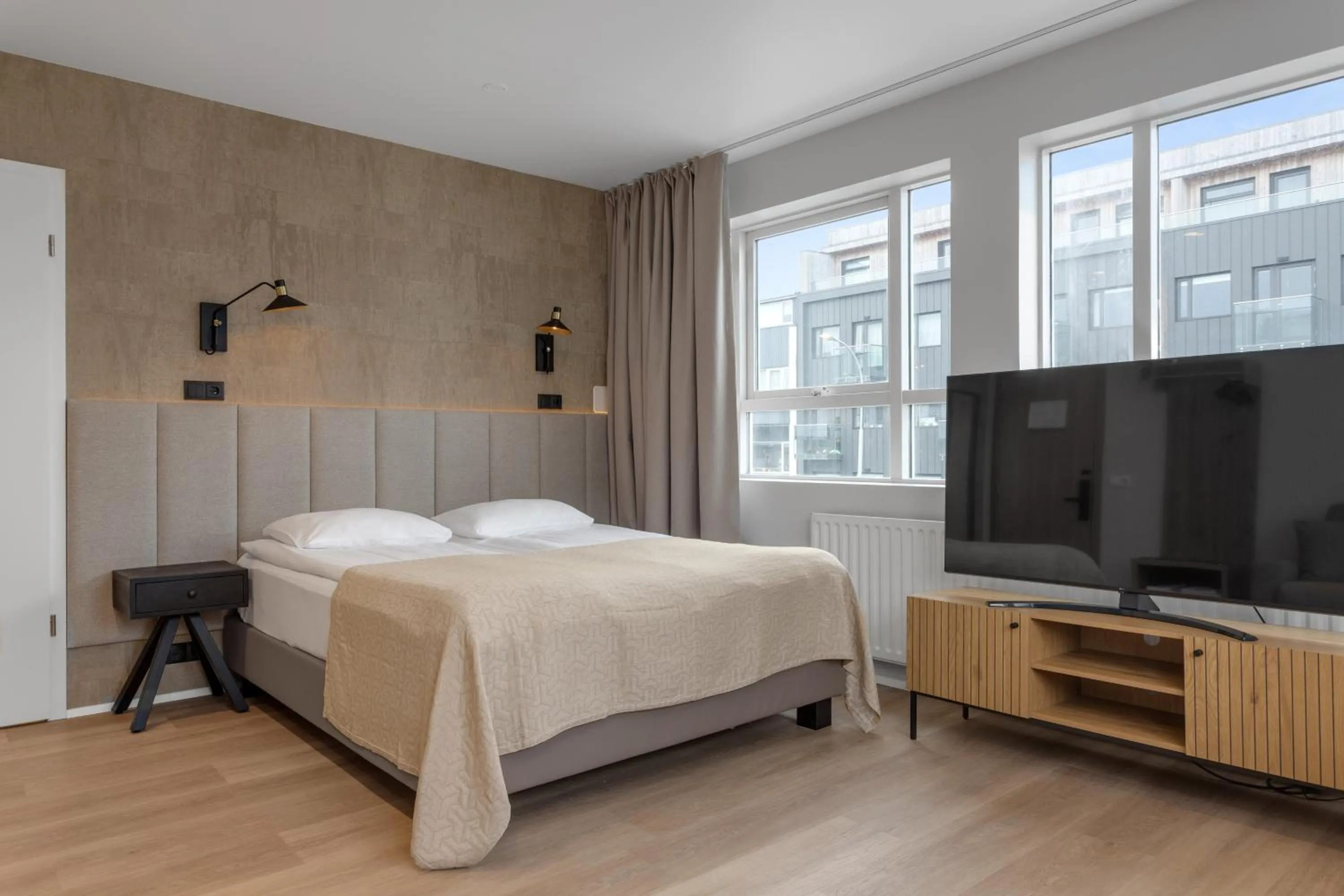 Bed in Alva Hotel Brautarholt