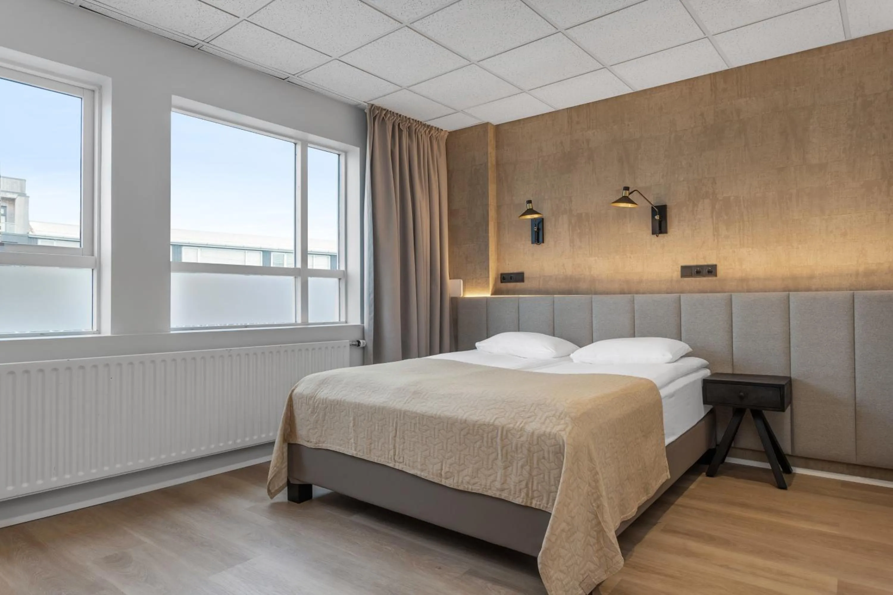 Bed in Alva Hotel Brautarholt