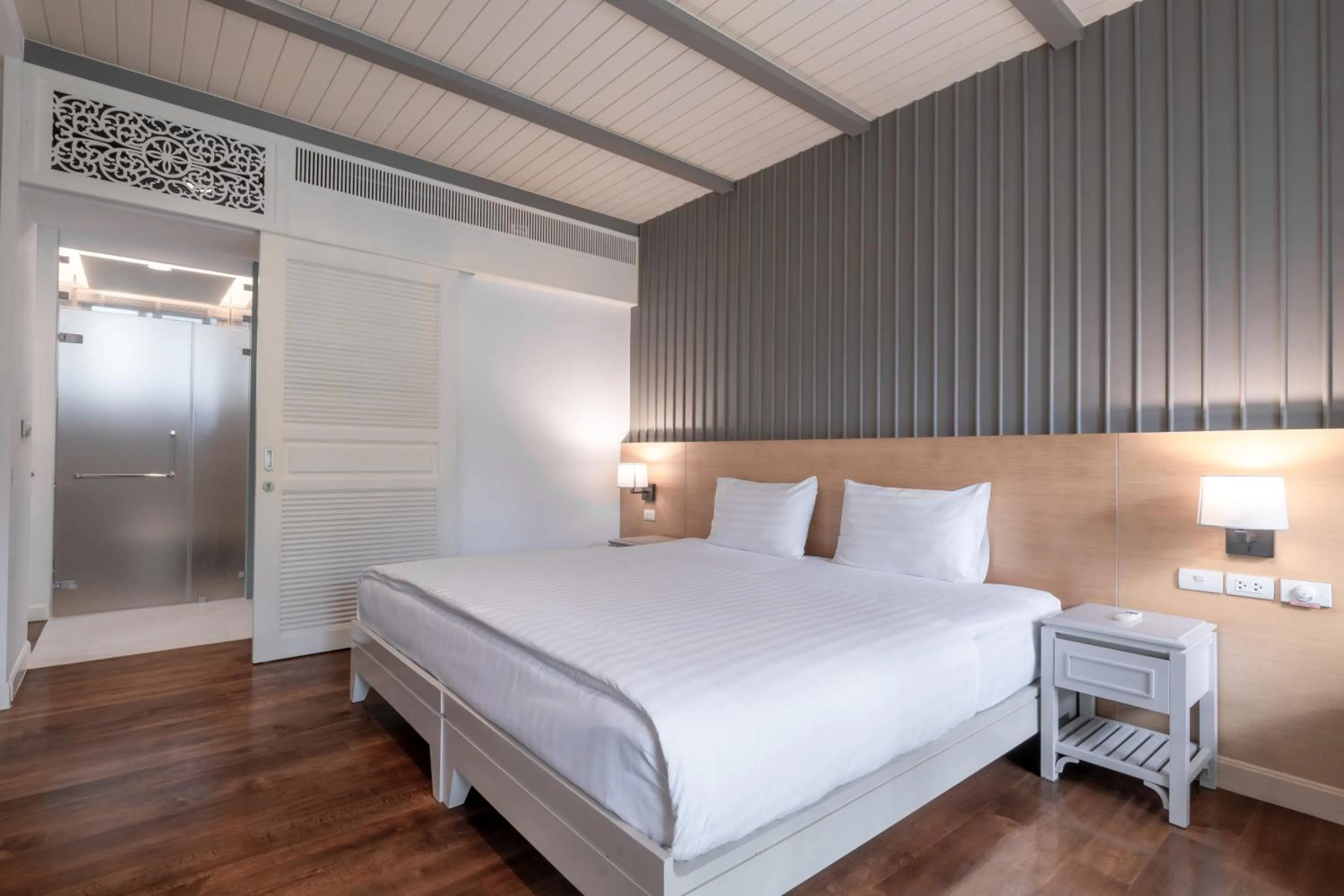 Bed in Na Sook Wellness Resort