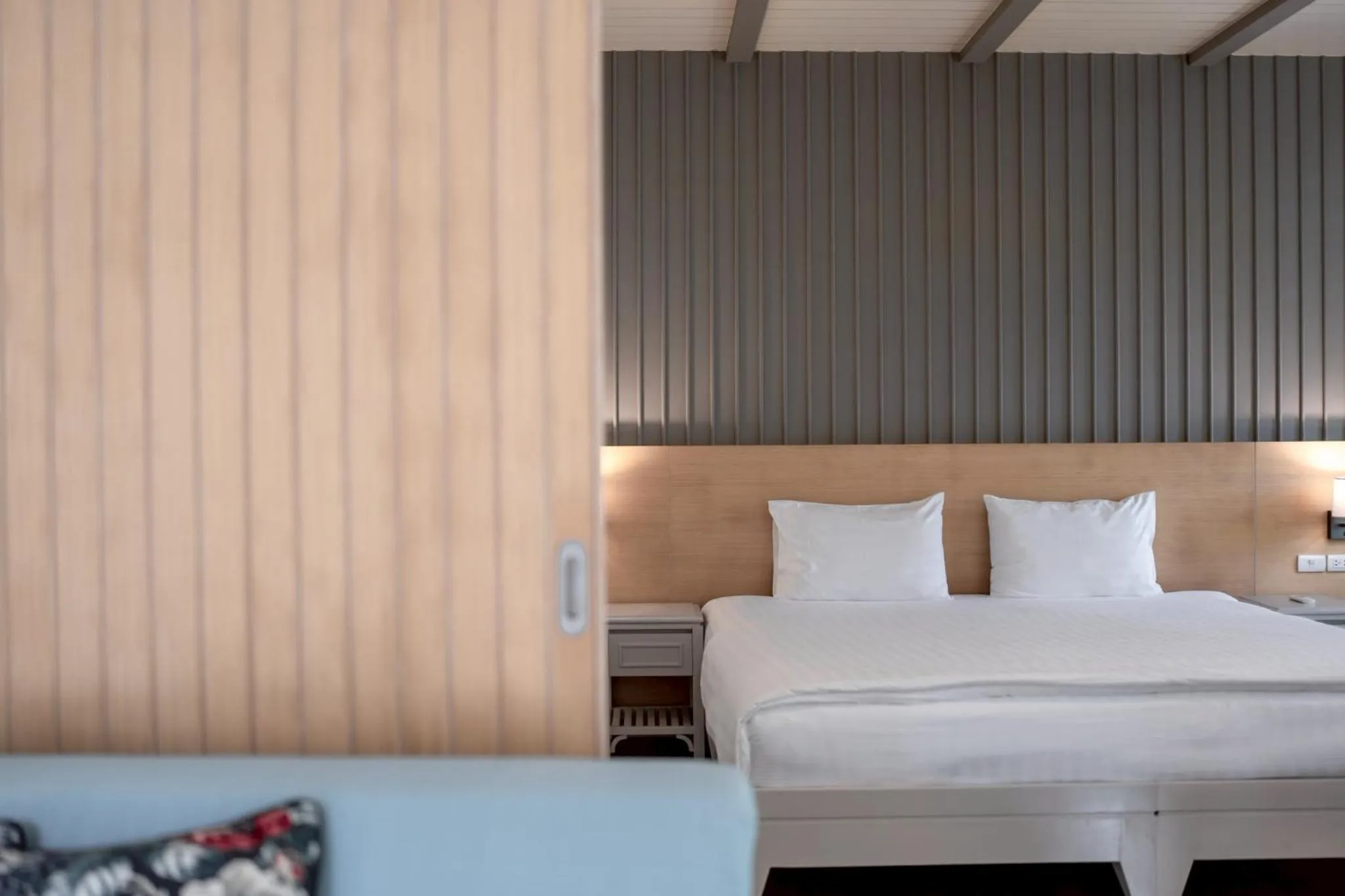 Bed in Na Sook Wellness Resort