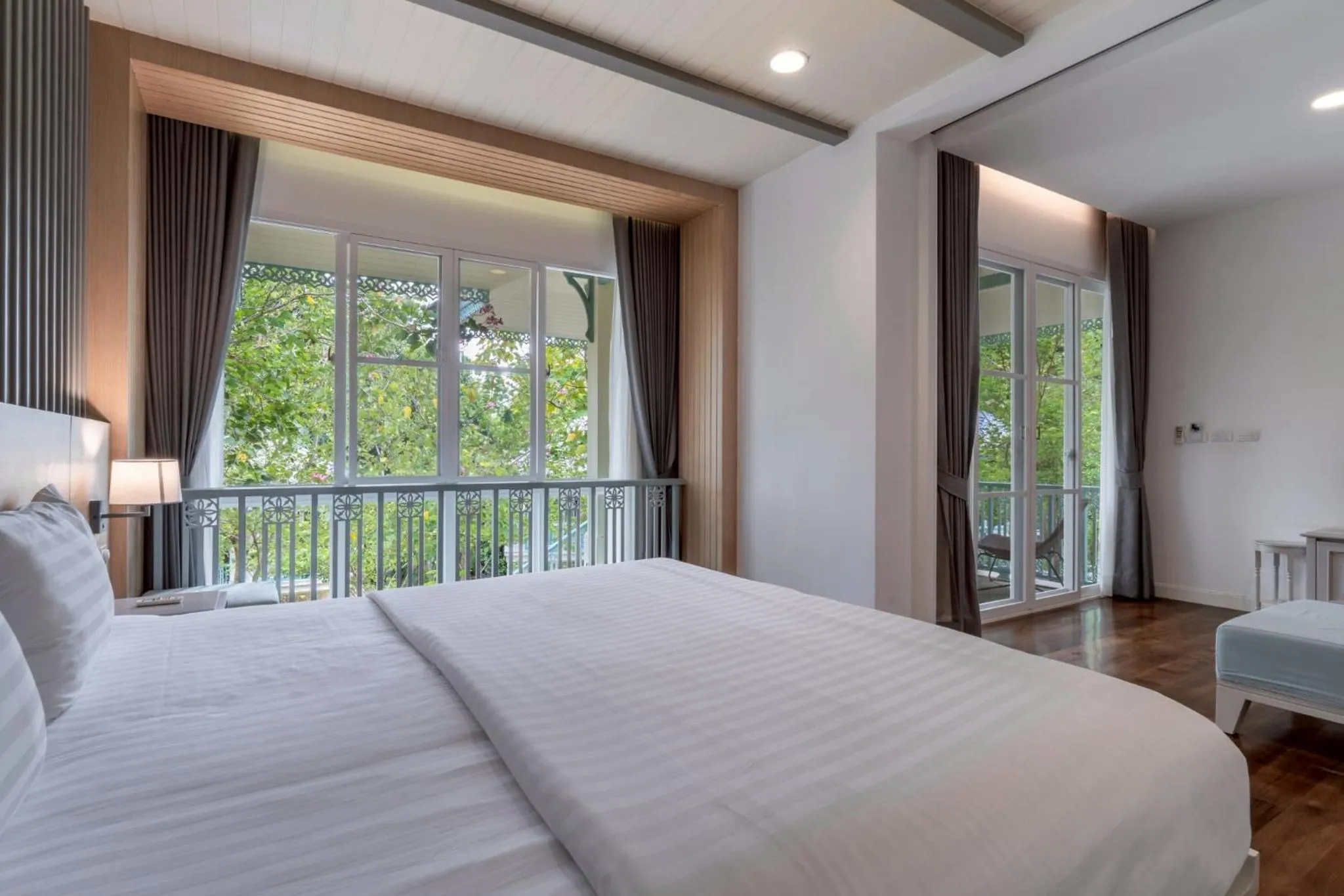 Bed in Na Sook Wellness Resort