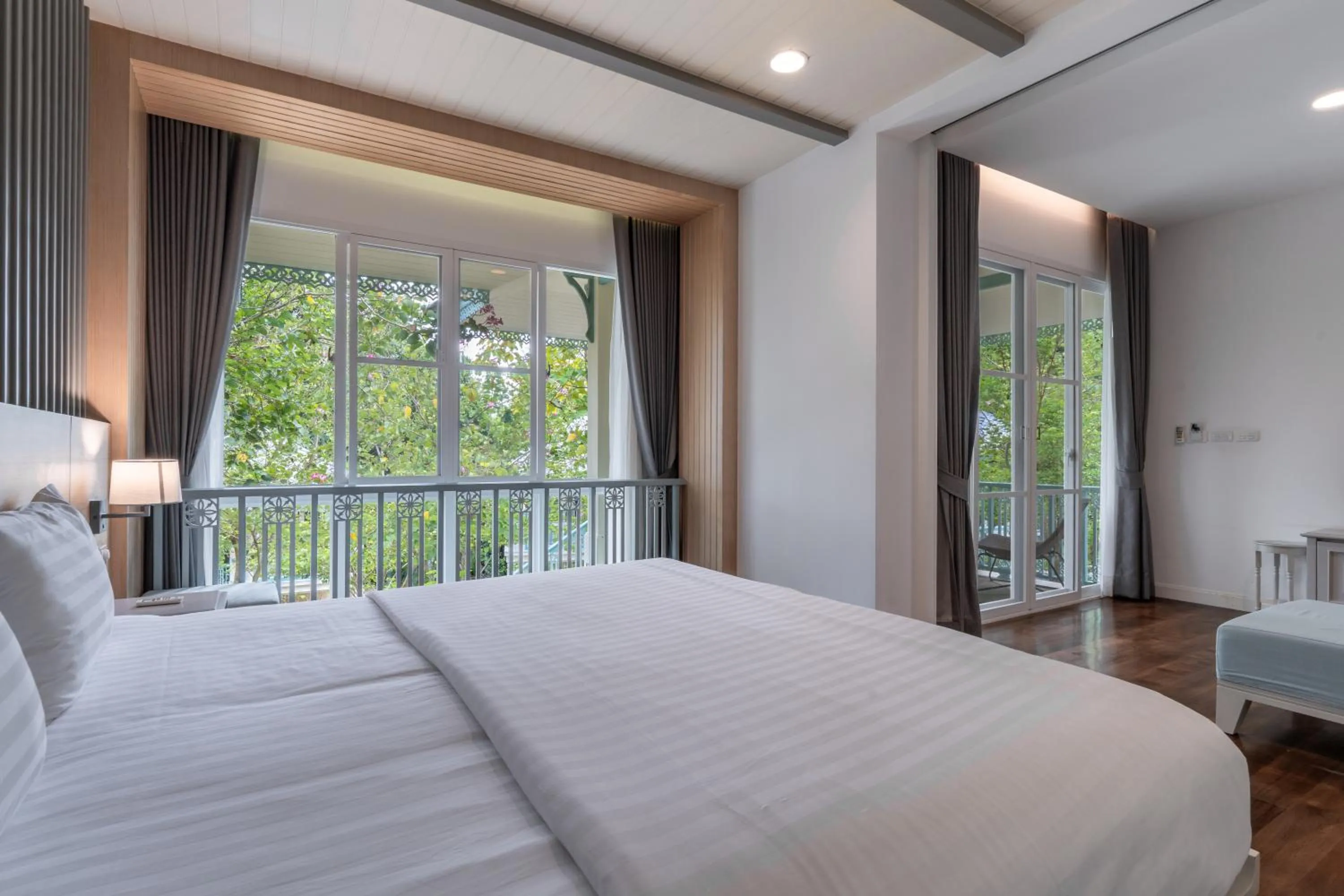 Bed in Na Sook Wellness Resort