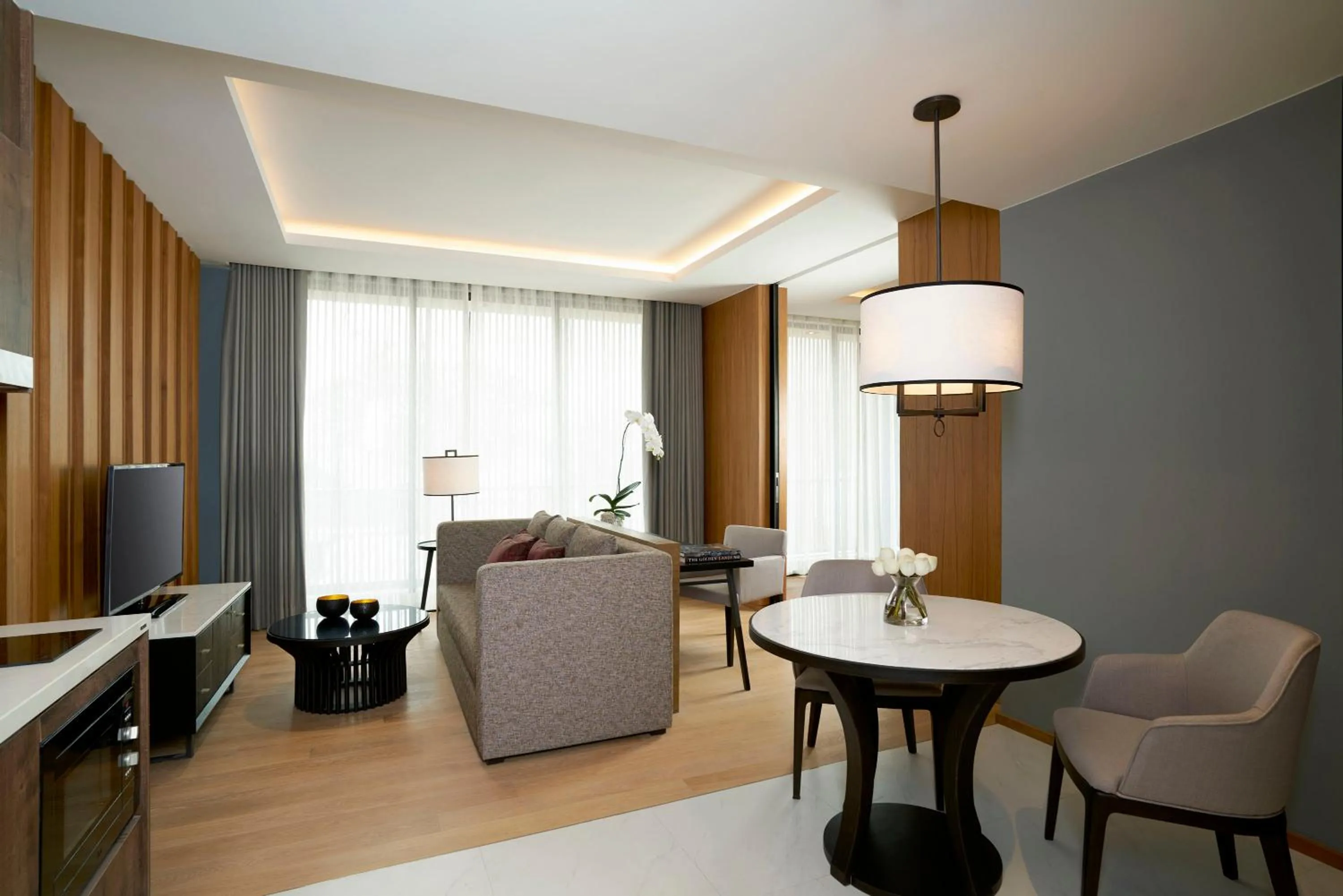 Living room in Anantara Chiang Mai Serviced Suites