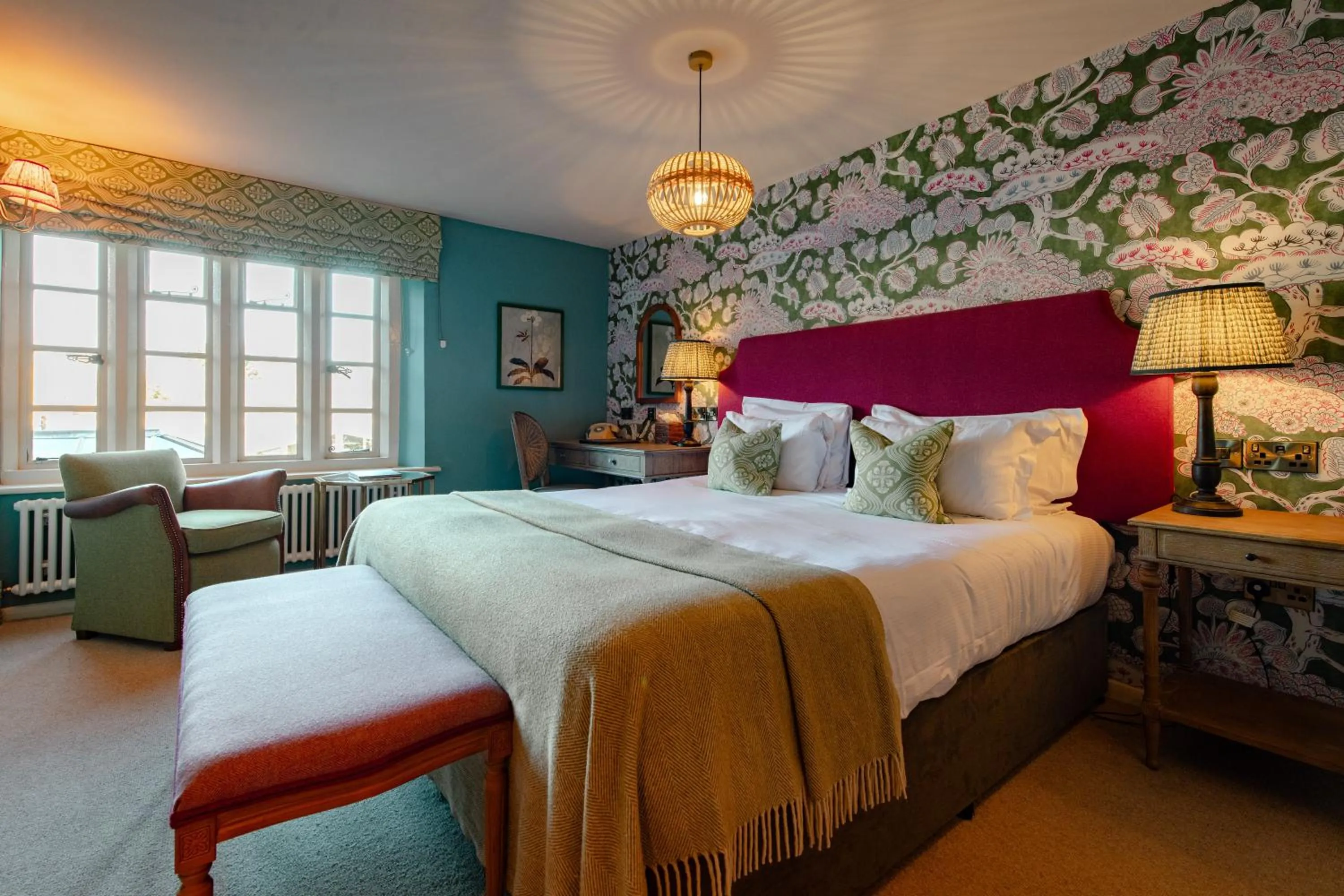 Bed in The Manor House Hotel