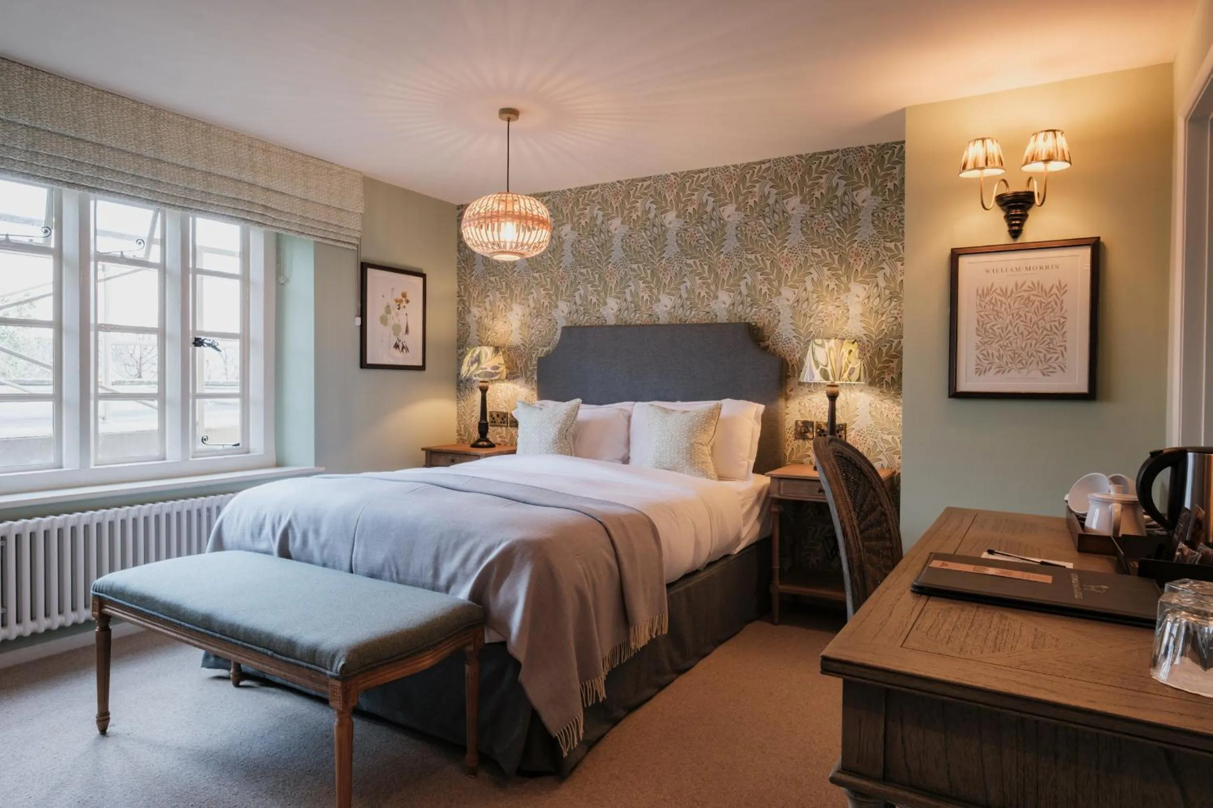 Bed in The Manor House Hotel