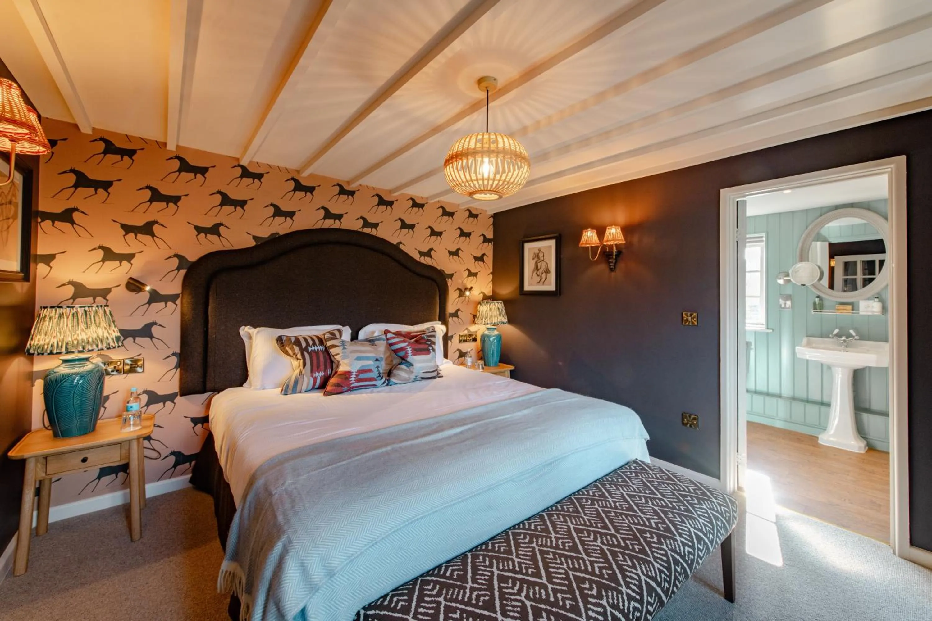 Bed in The Manor House Hotel