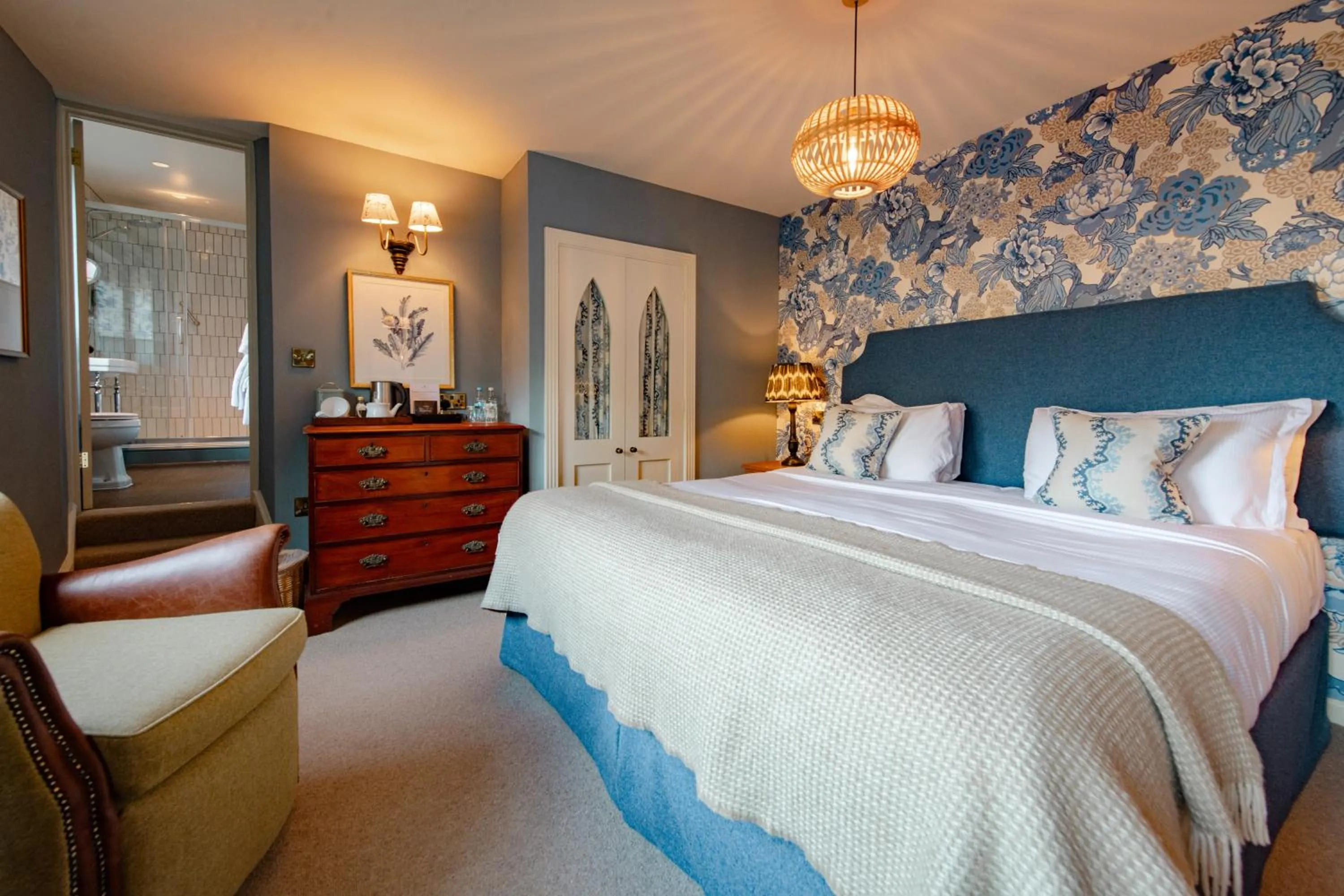 Bed in The Manor House Hotel