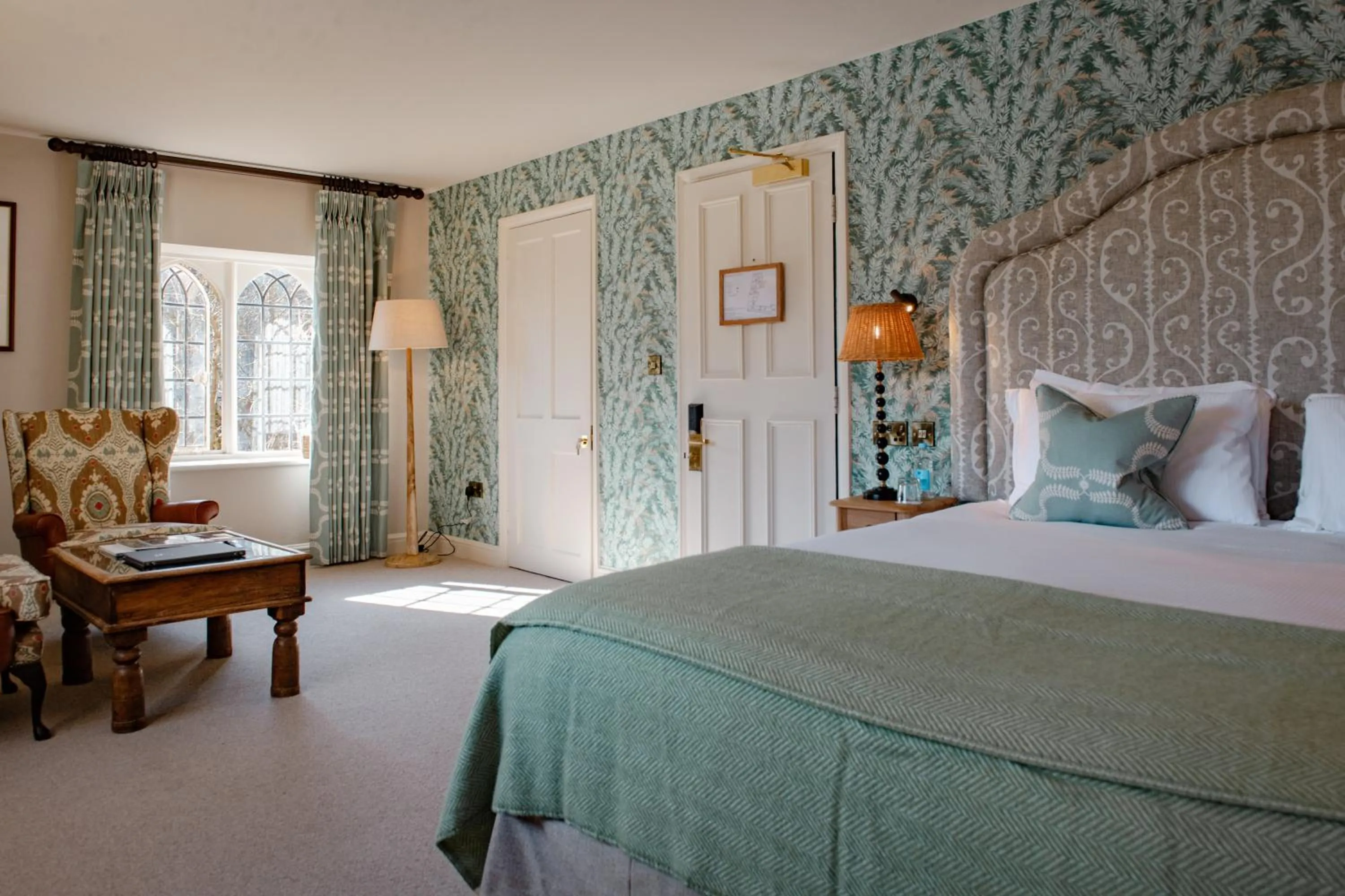 Bed in The Manor House Hotel