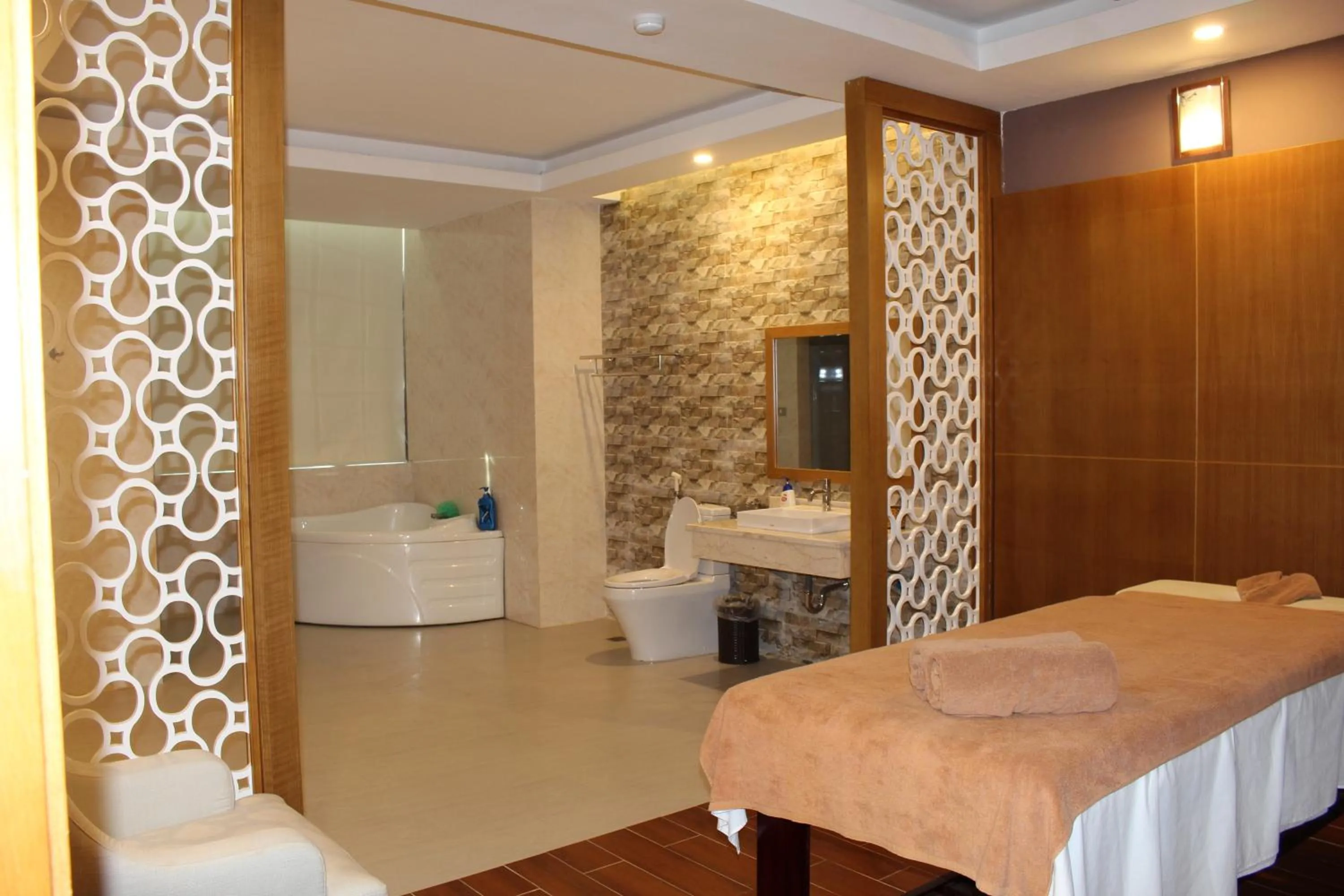 Breakfast in Muong Thanh Cua Dong Hotel