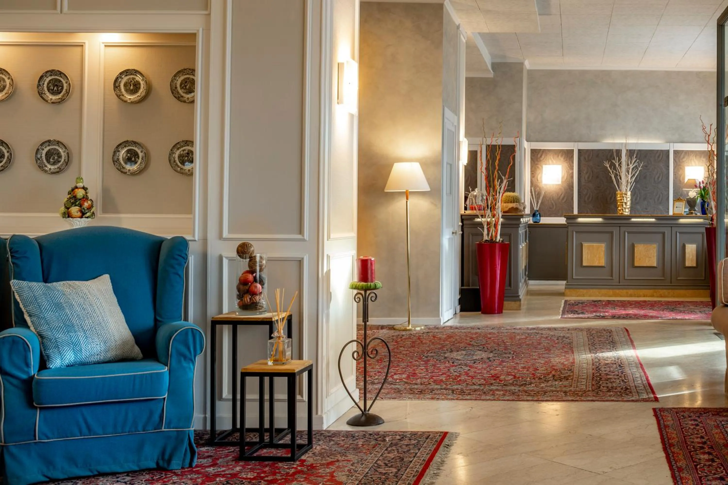 Lobby or reception in Hotel Ambasciatori