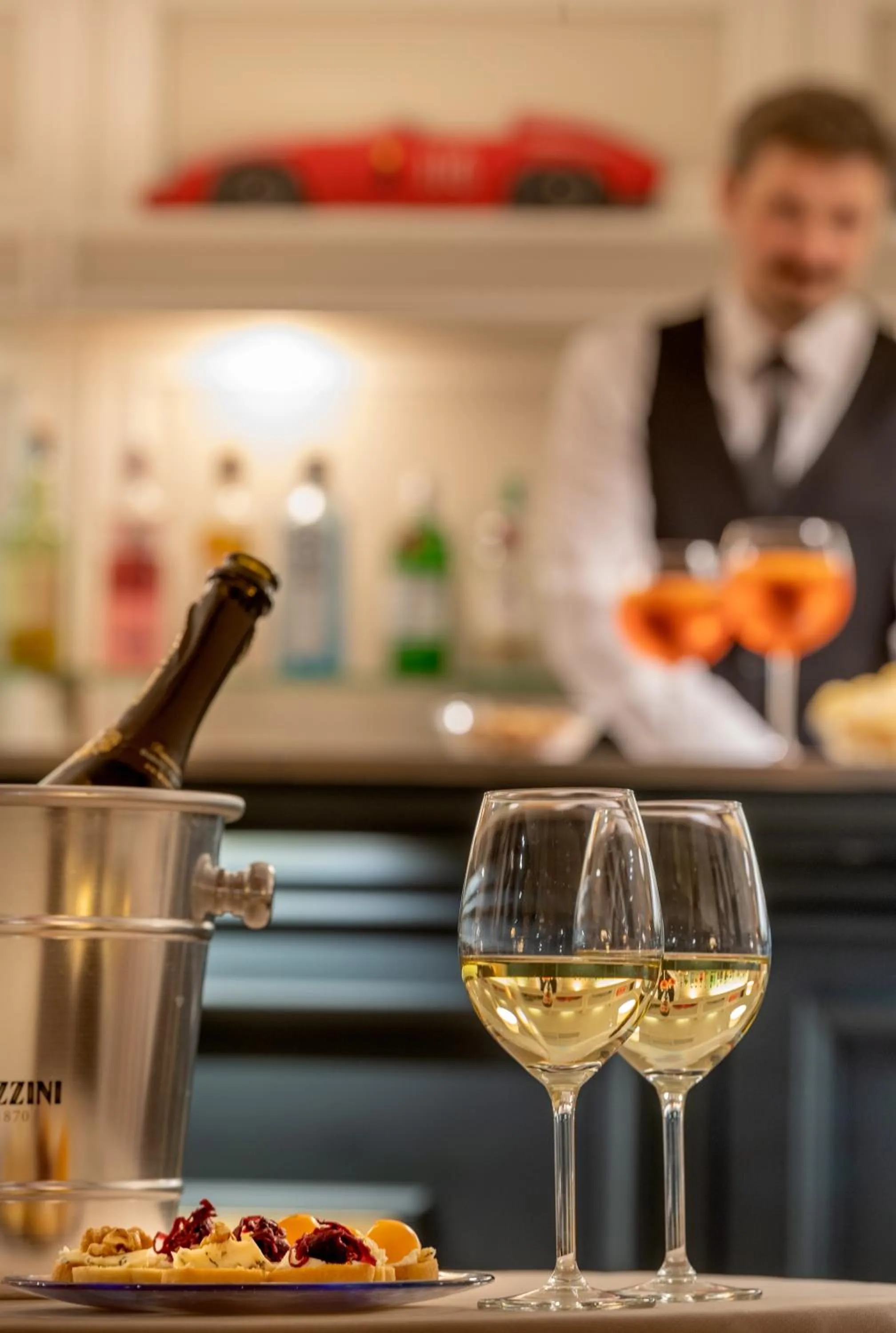 Lounge or bar in Hotel Ambasciatori