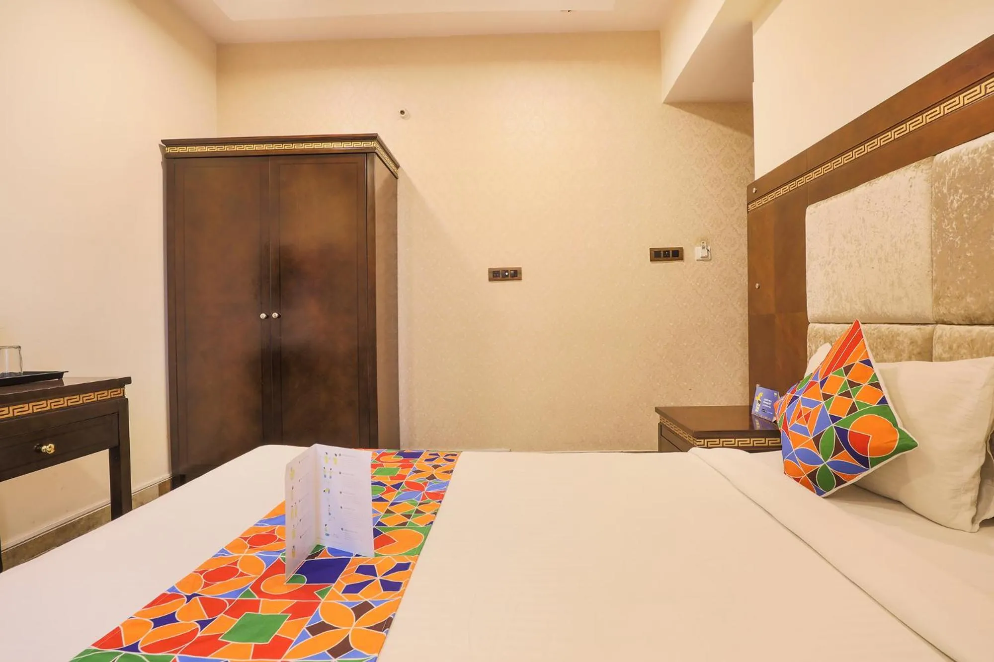 Bedroom, Bed in FabHotel Frazer Suites - Nr Bangalore Cantt Railway Station
