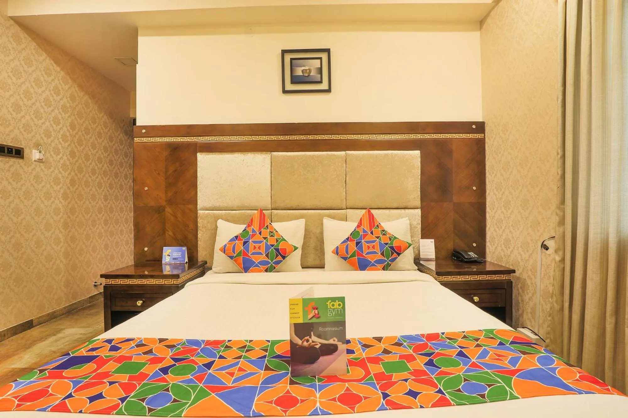 Bedroom, Bed in FabHotel Frazer Suites - Nr Bangalore Cantt Railway Station