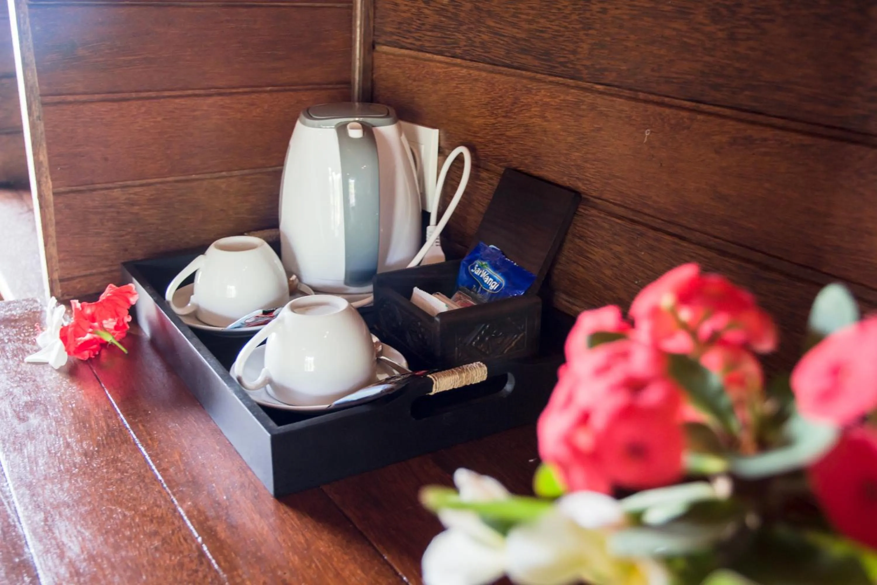 Coffee/tea facilities in The Niti Hut's Lembongan