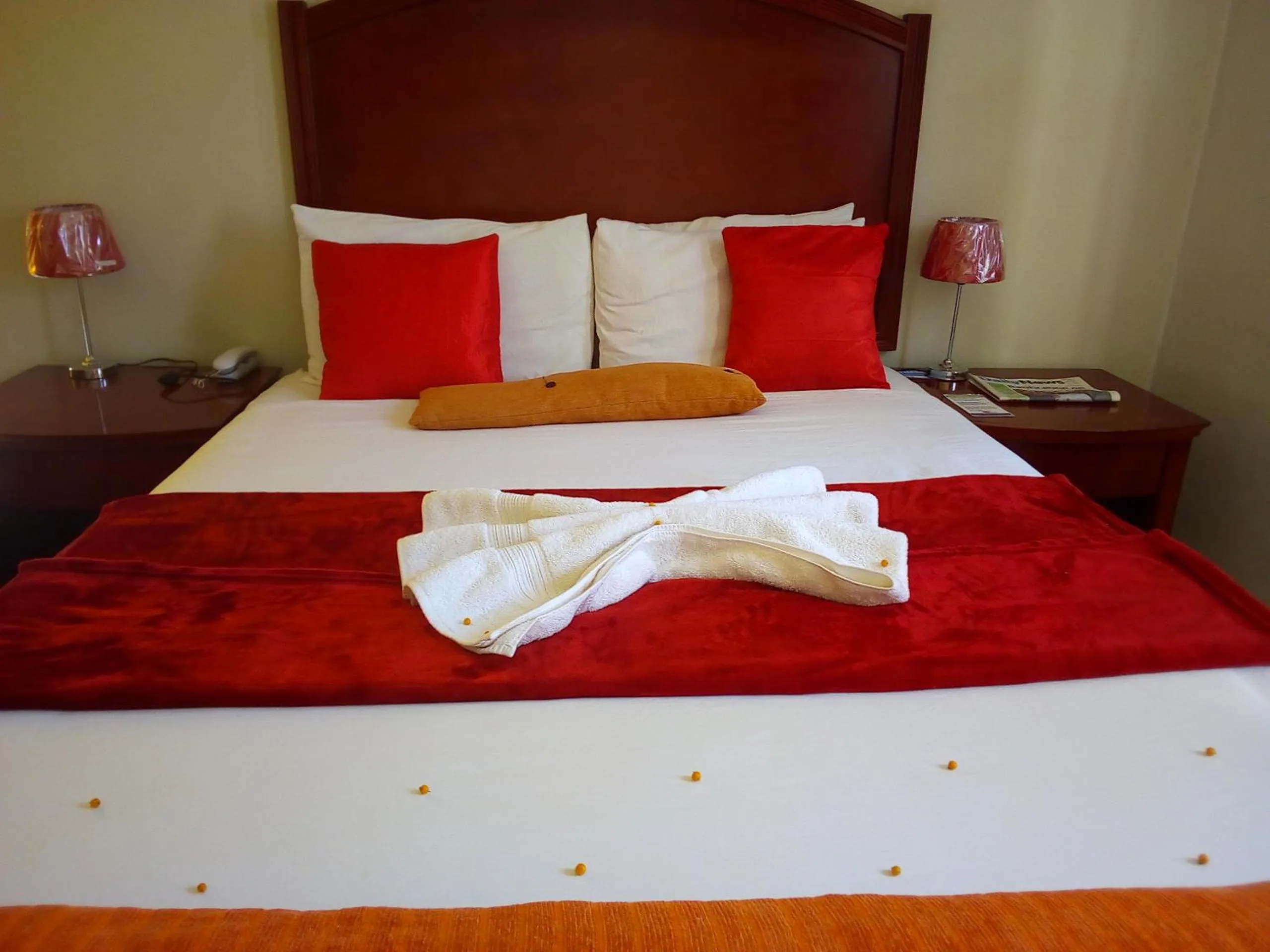 Bed in Comfort Palace Guest House Kasane