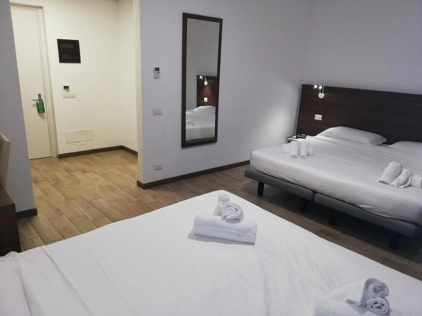 Bed in Hotel Bocciolo