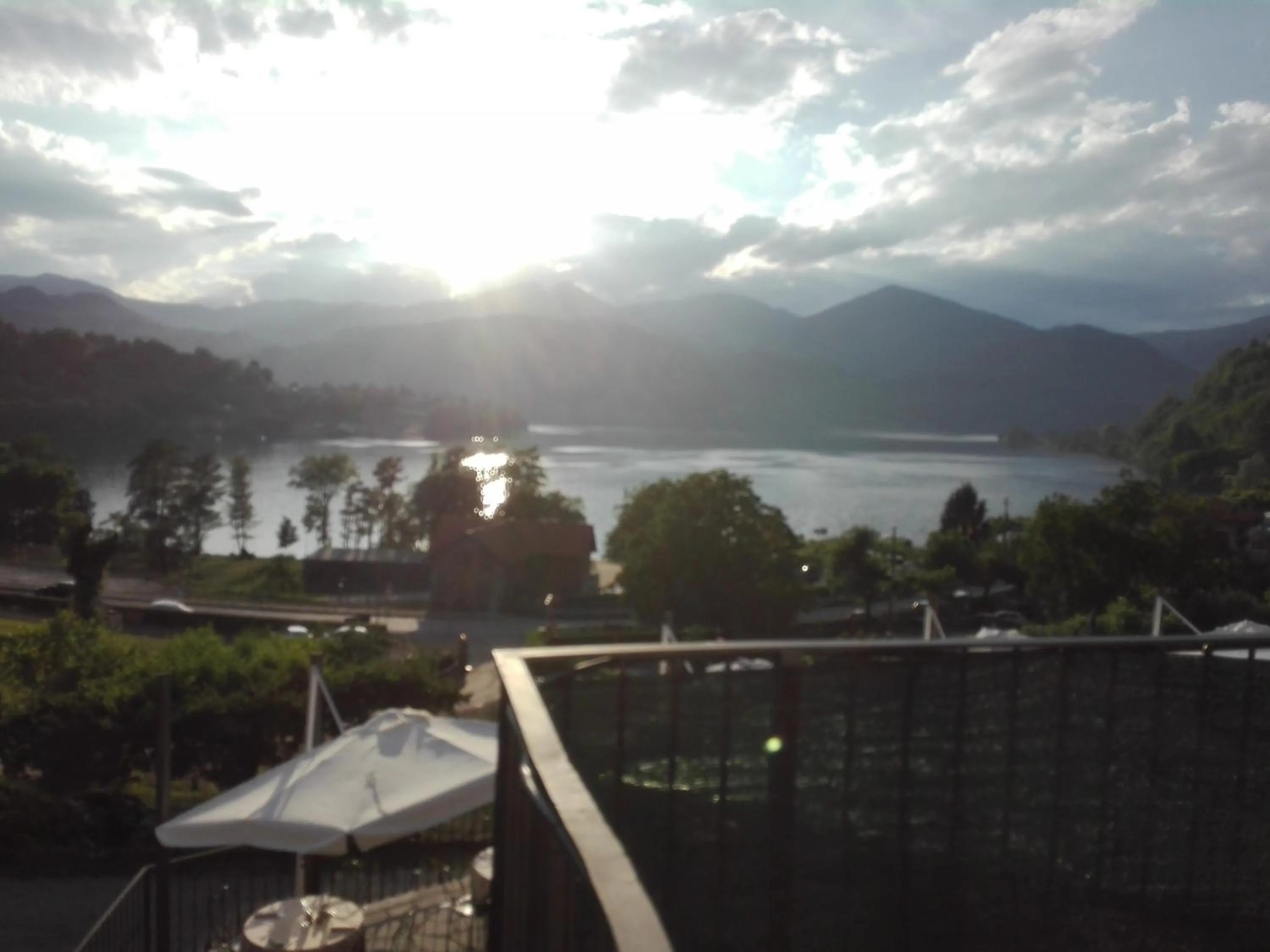Lake view in Hotel Bocciolo
