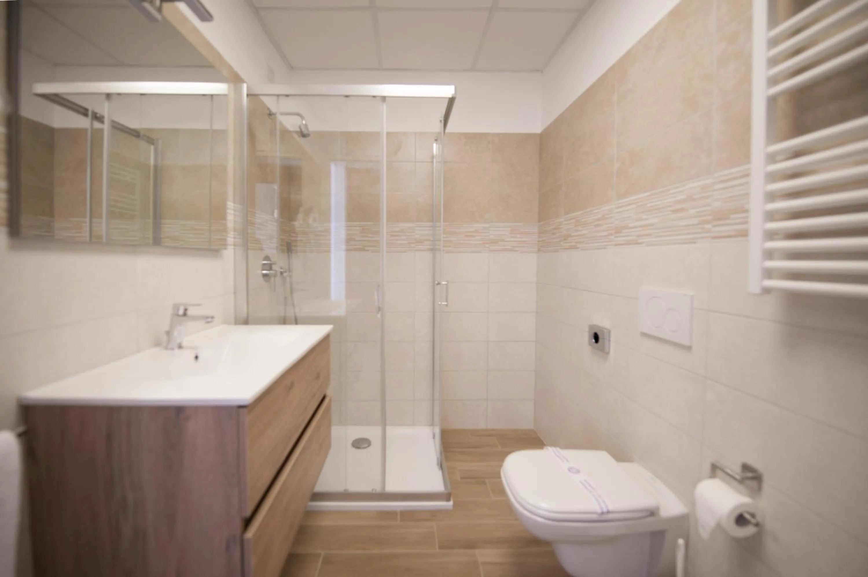 Bathroom in Hotel Bocciolo