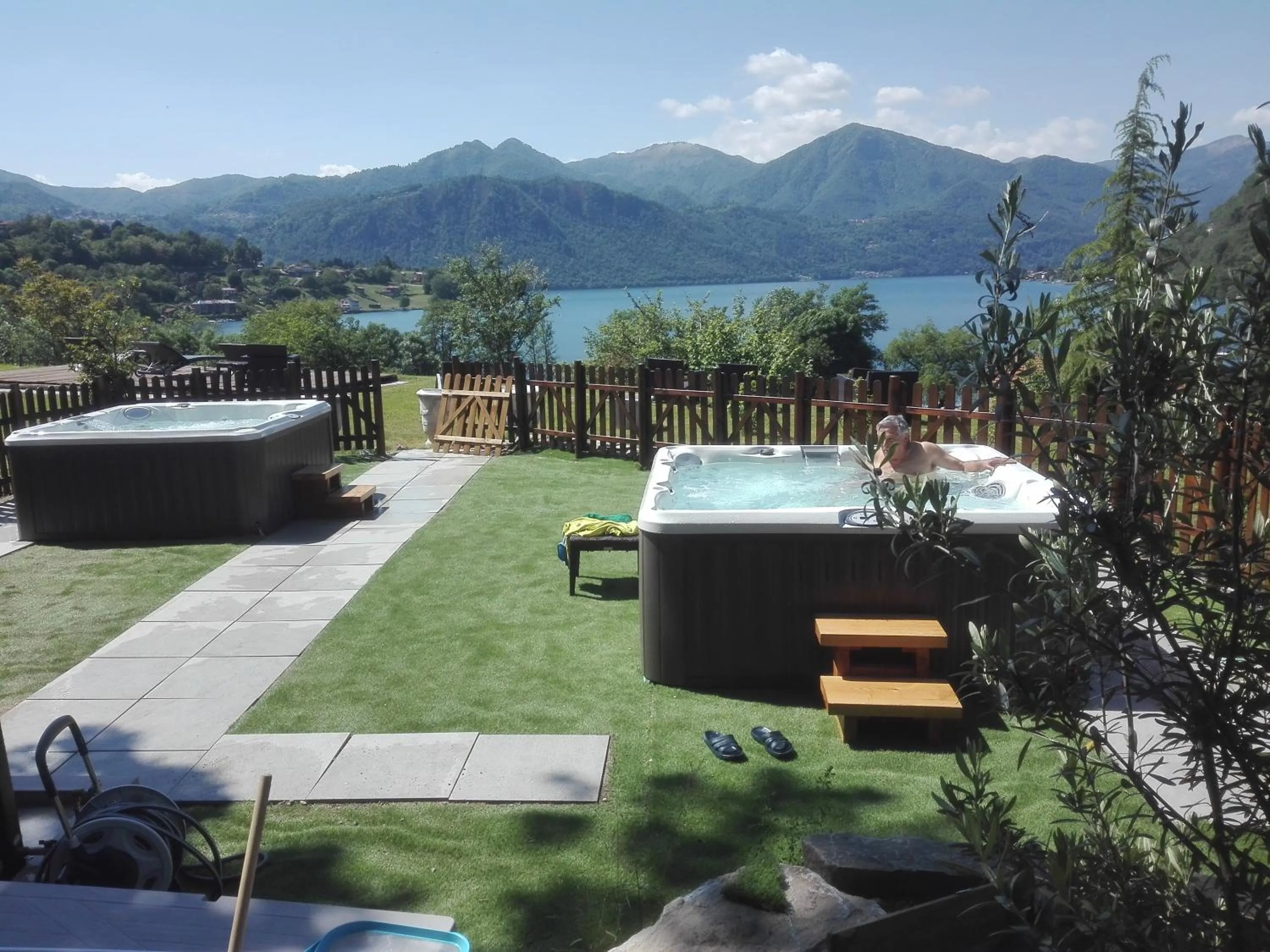 Swimming pool in Hotel Bocciolo