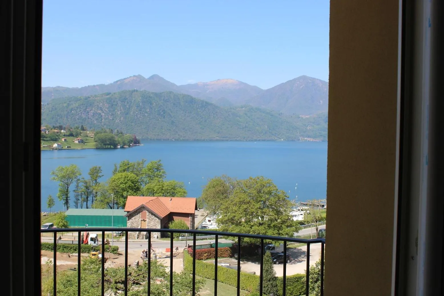Lake view in Hotel Bocciolo