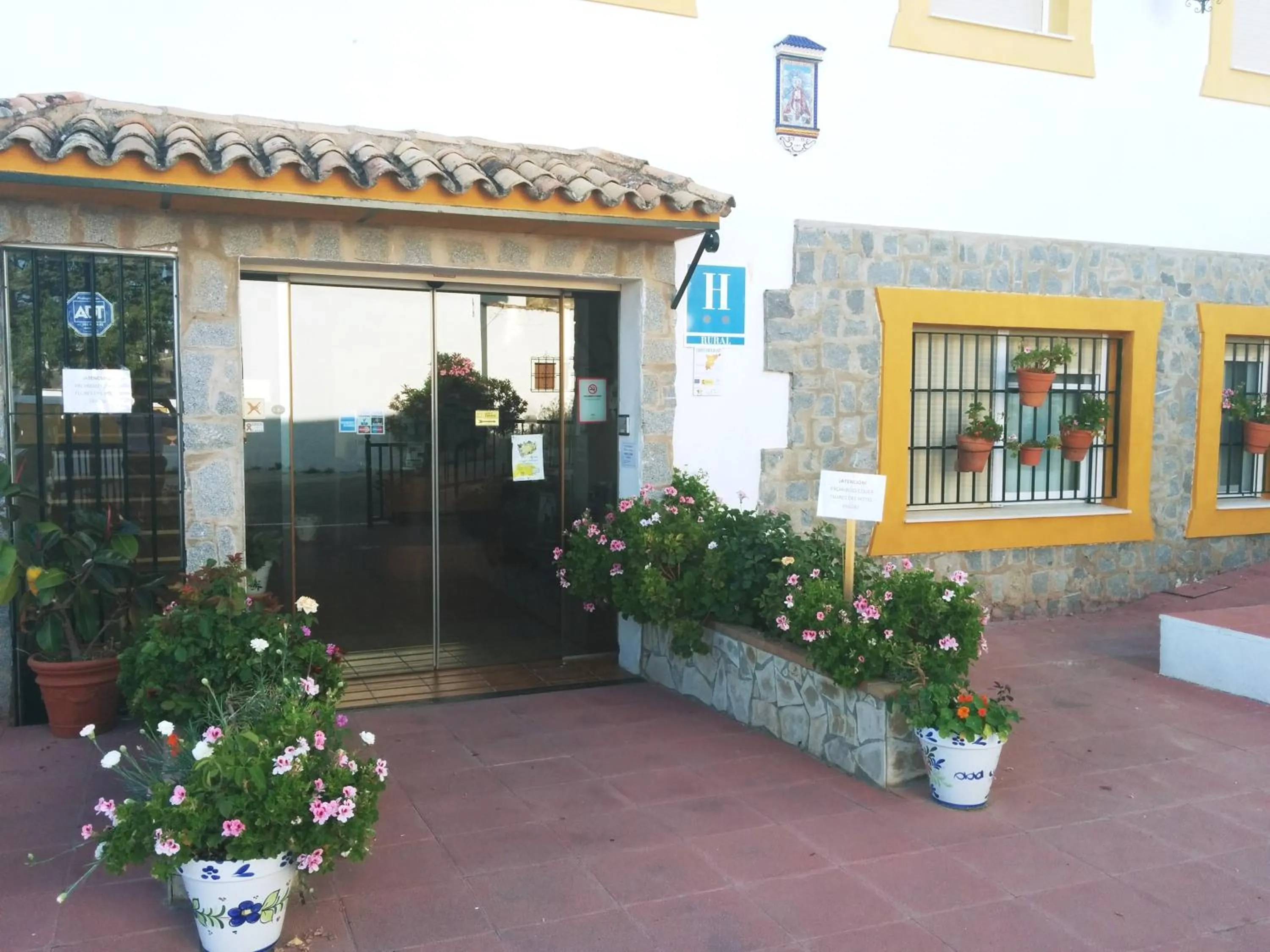 Lobby or reception in Hotel Sierra de Andujar