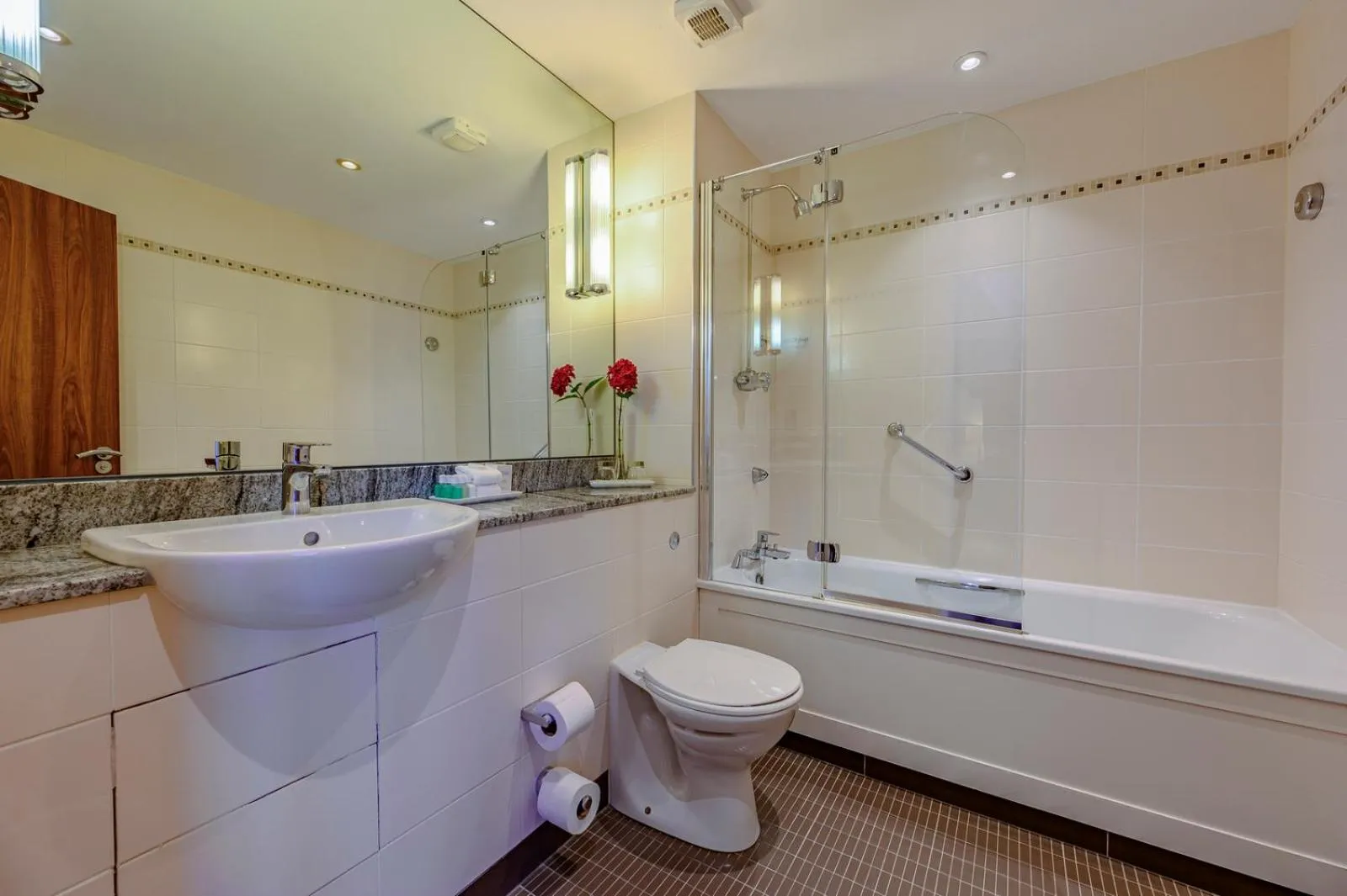 Bathroom in The Bull Hotel; Sure Hotel Collection by Best Western
