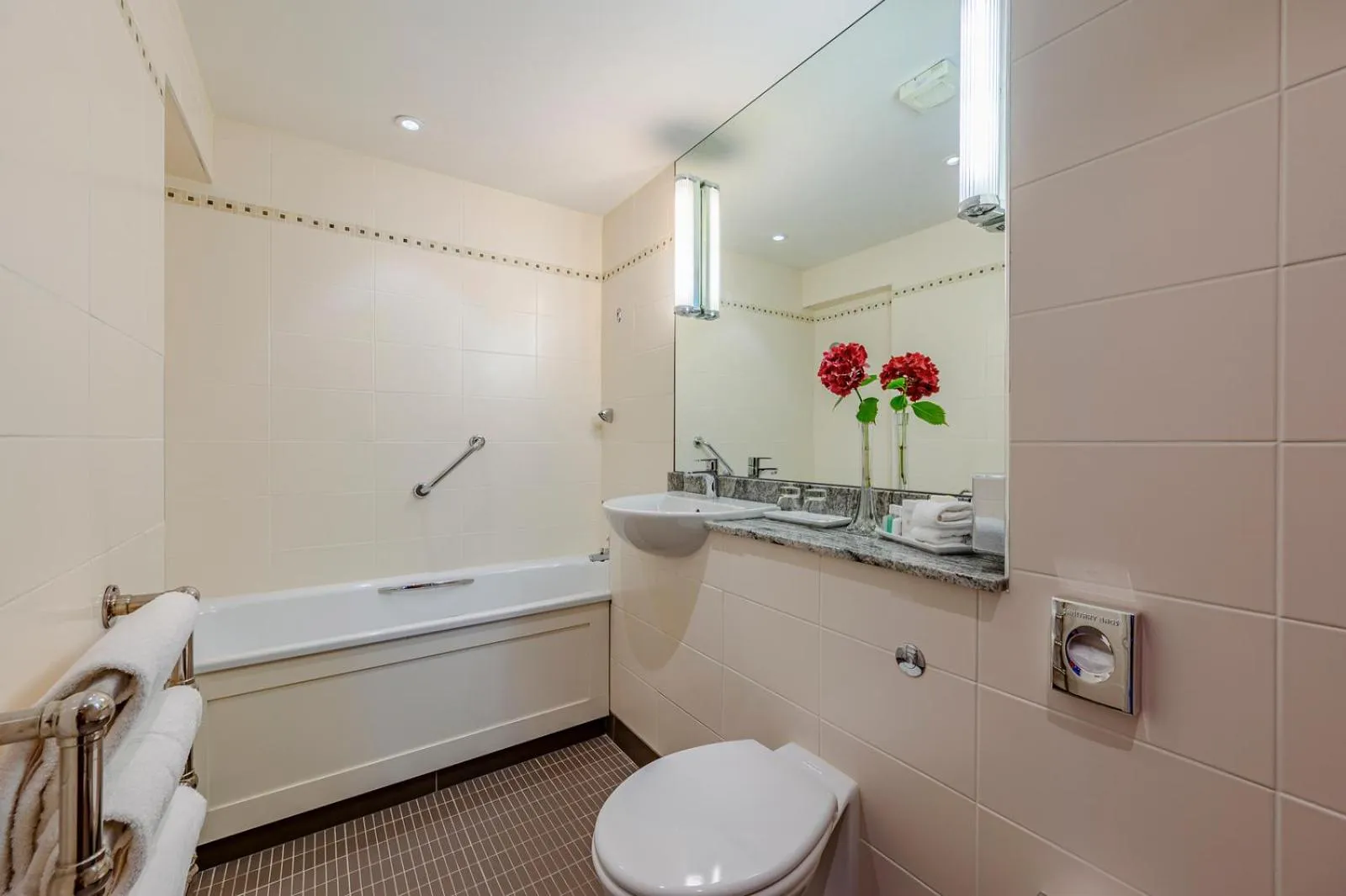 Bathroom in The Bull Hotel; Sure Hotel Collection by Best Western