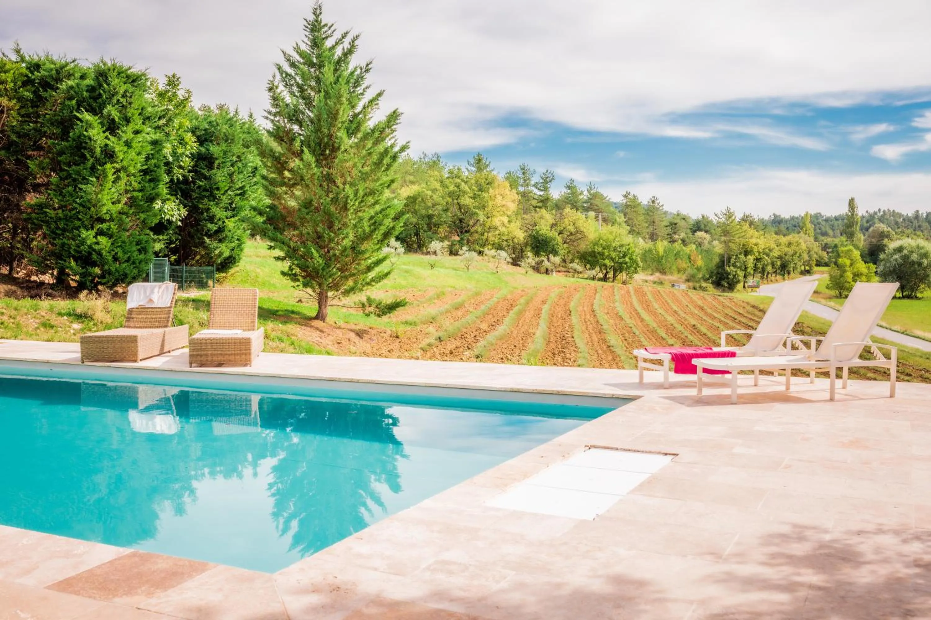 Swimming pool in Domaine de Prefaissal