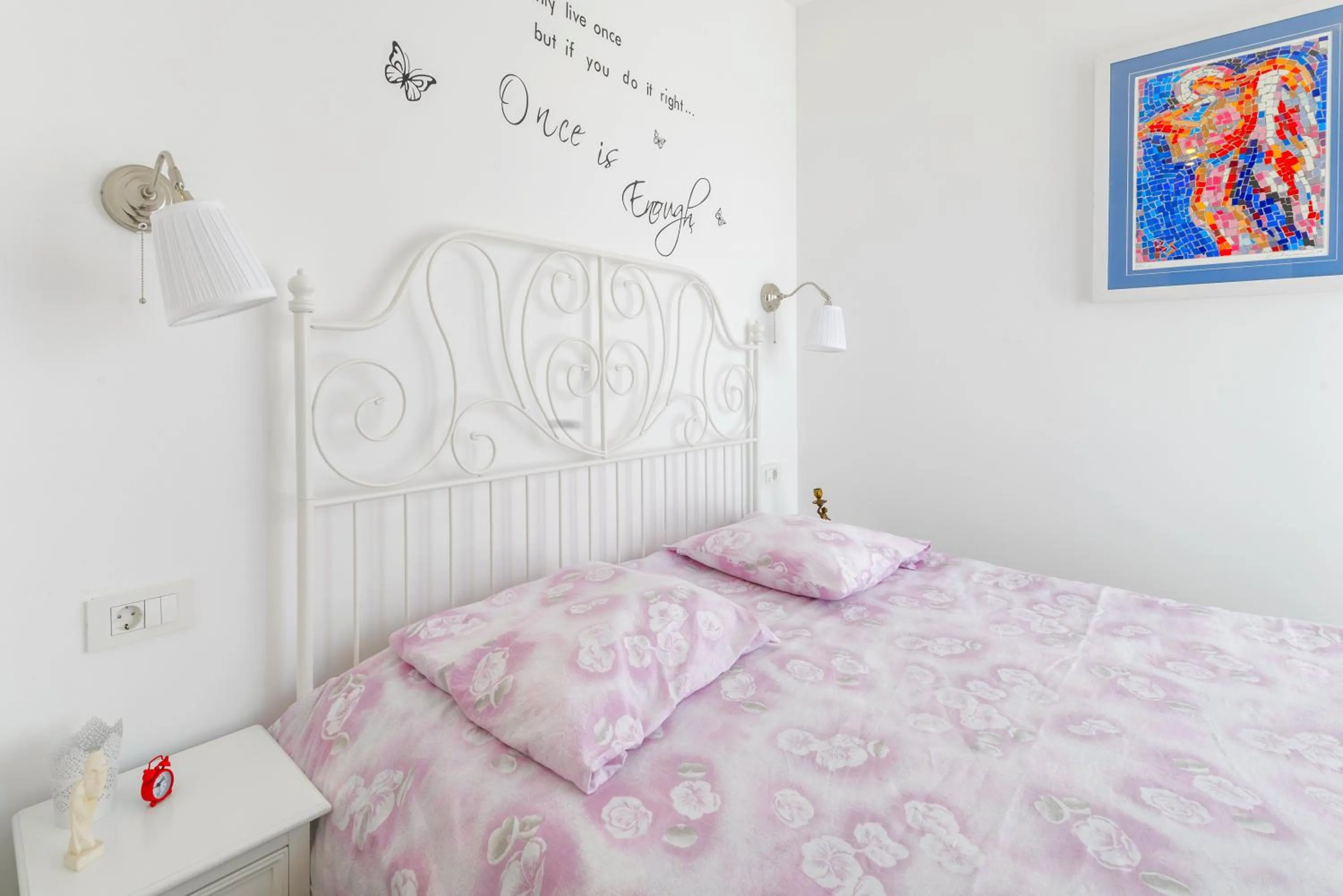 Bedroom, Bed in FM Apartments