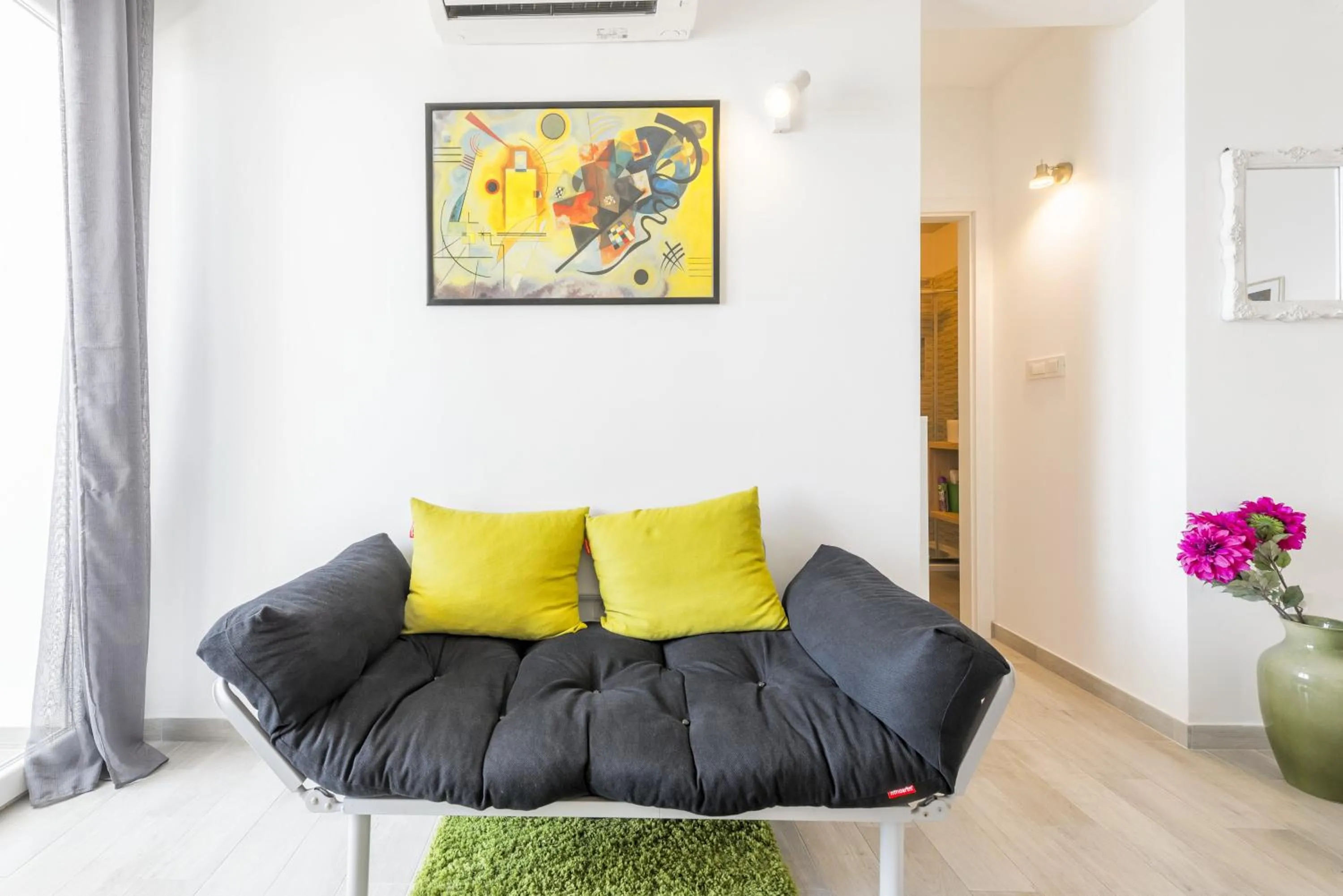 Seating area in FM Apartments