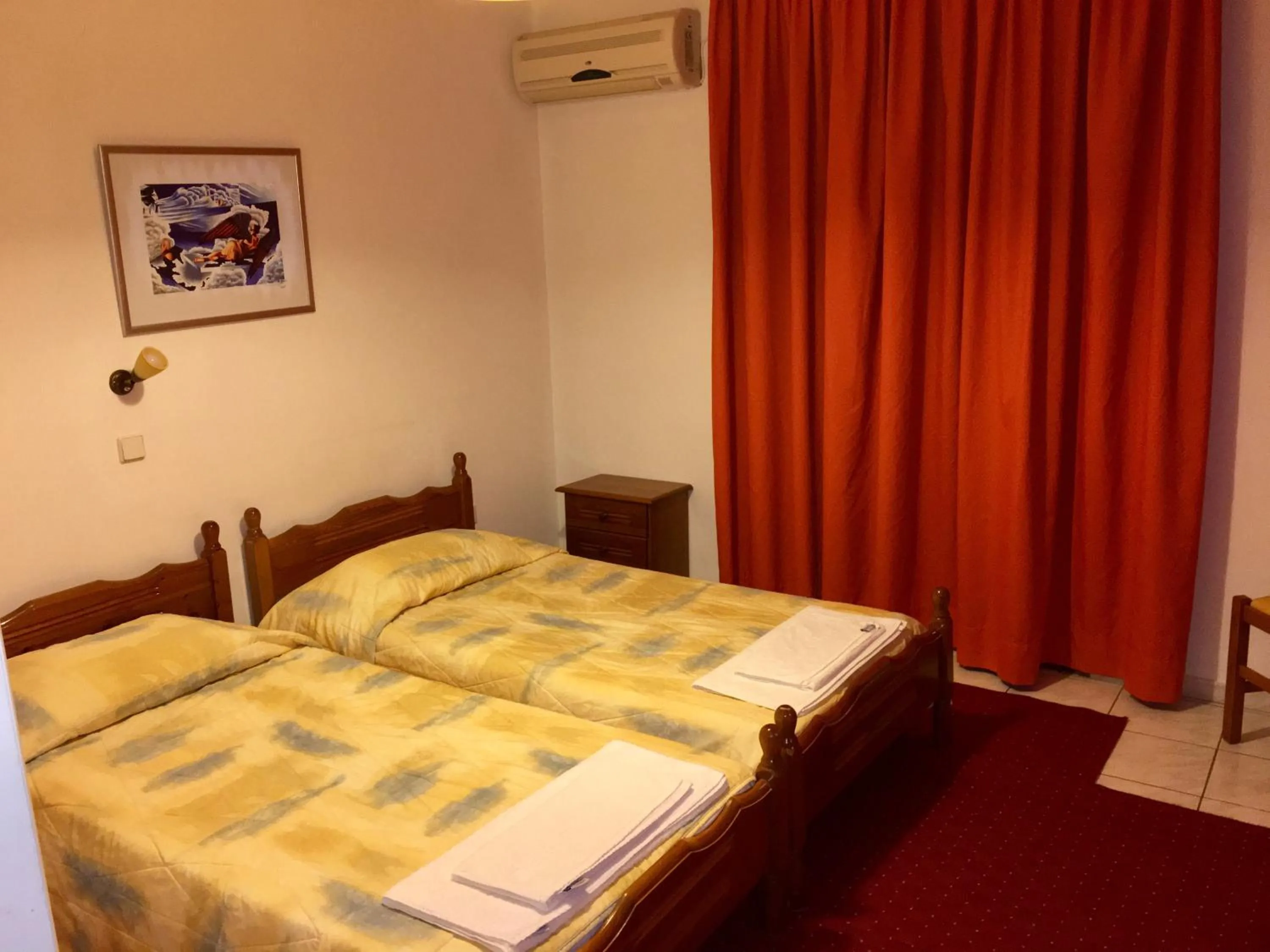 Bedroom, Bed in Argo Apartments near Nafplio