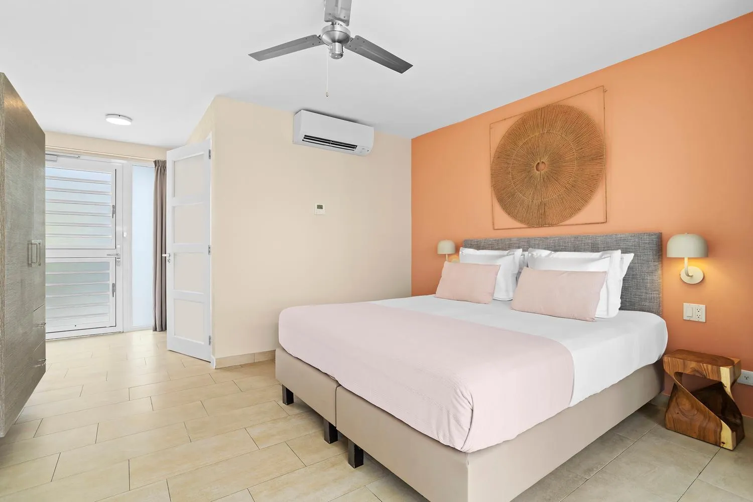 Bed in Delfins Beach Resort Bonaire, Tapestry Collection by Hilton